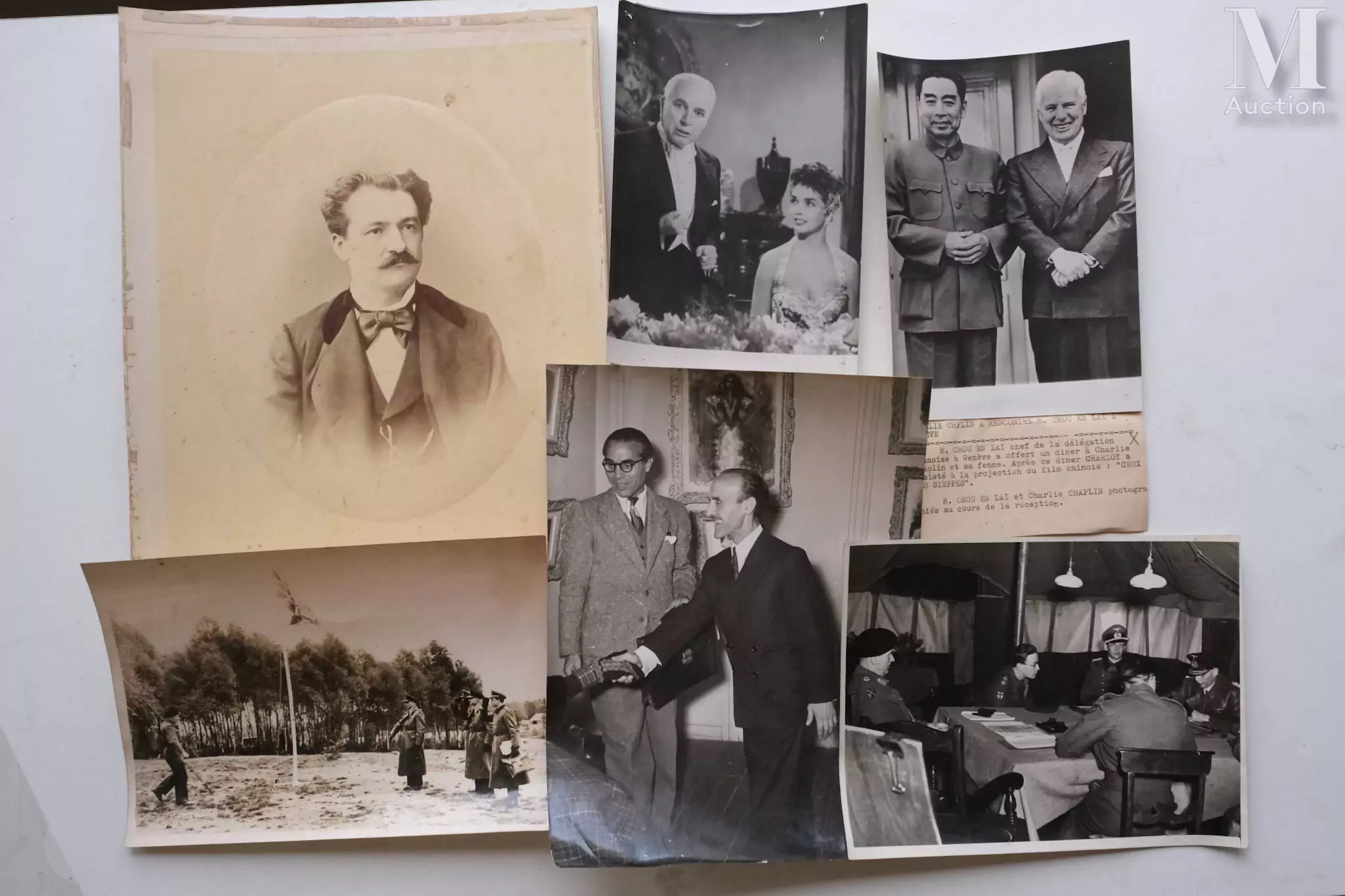 Ensemble de six photographies