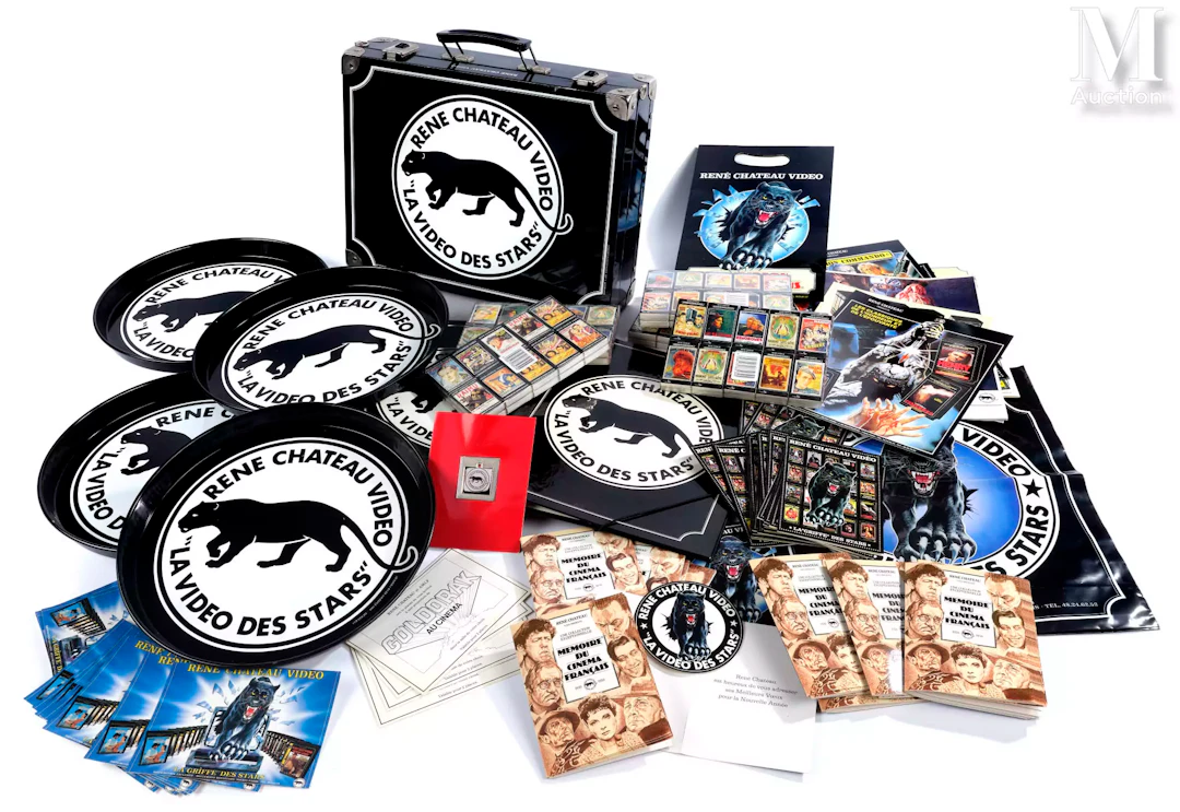 Goodies Objets promotionnels de la "marque" René Chateau Vidéo