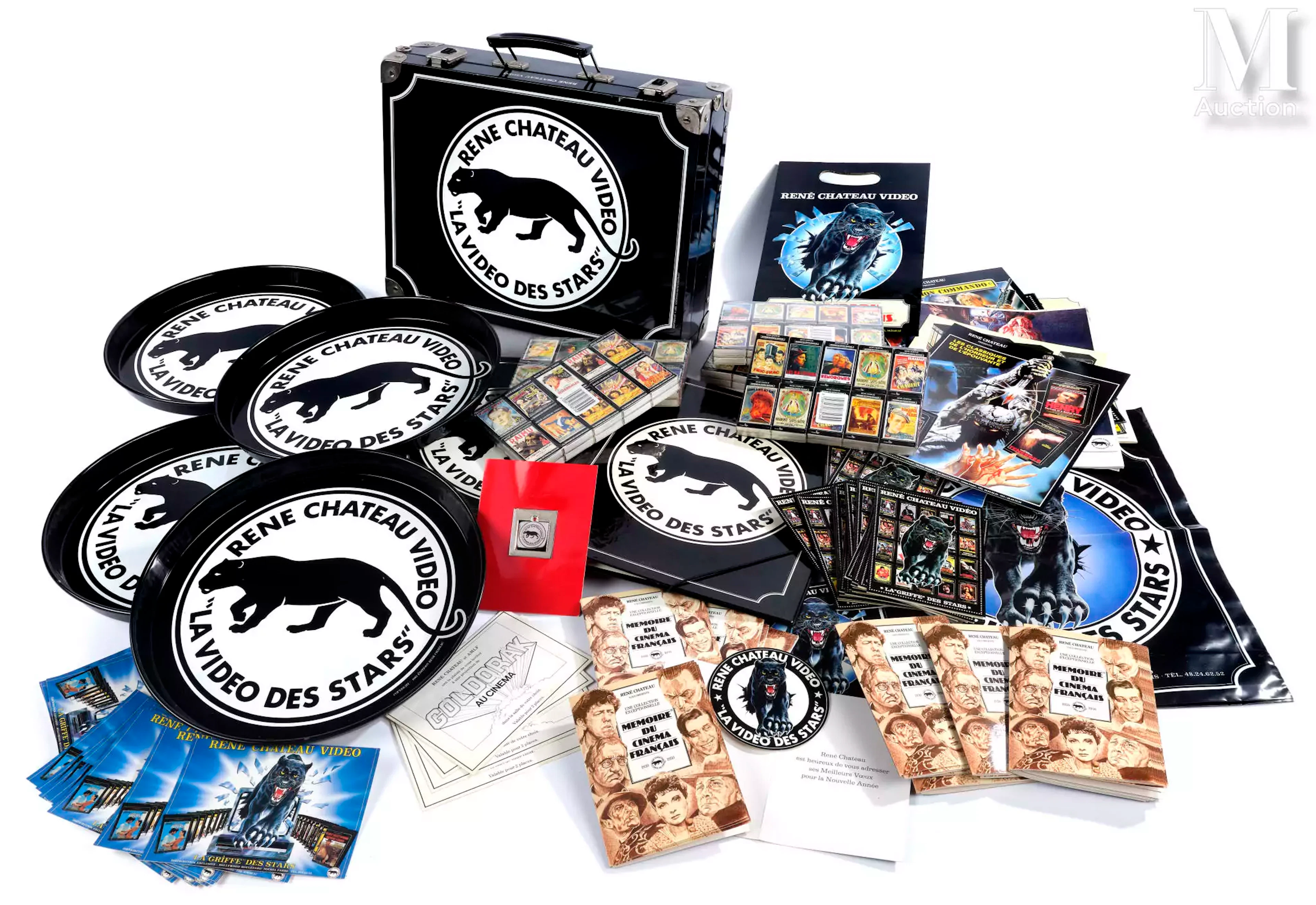 Goodies Objets promotionnels de la "marque" René Chateau Vidéo
