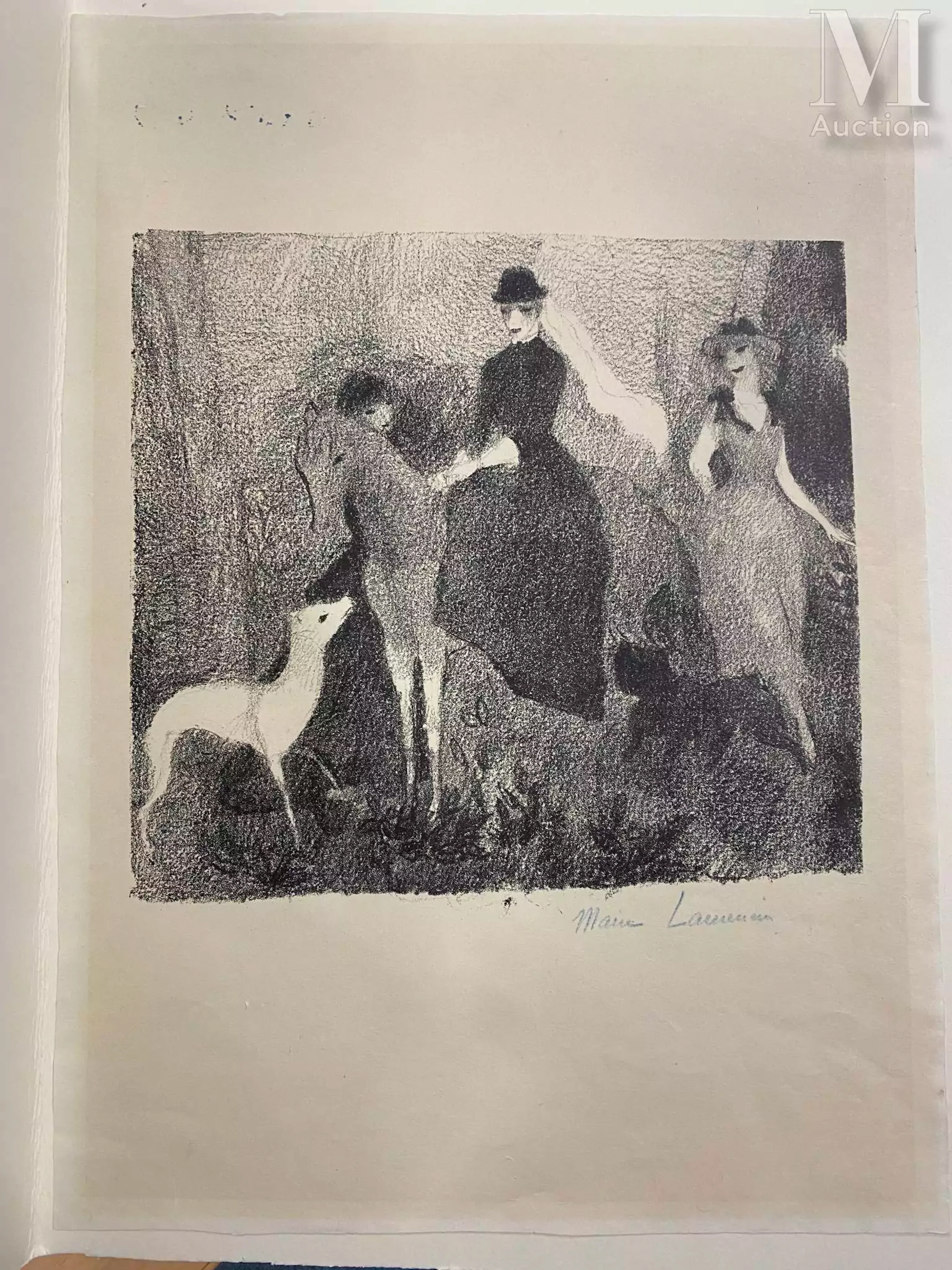 D'après Marie LAURENCIN (1883-1956) La cavalière