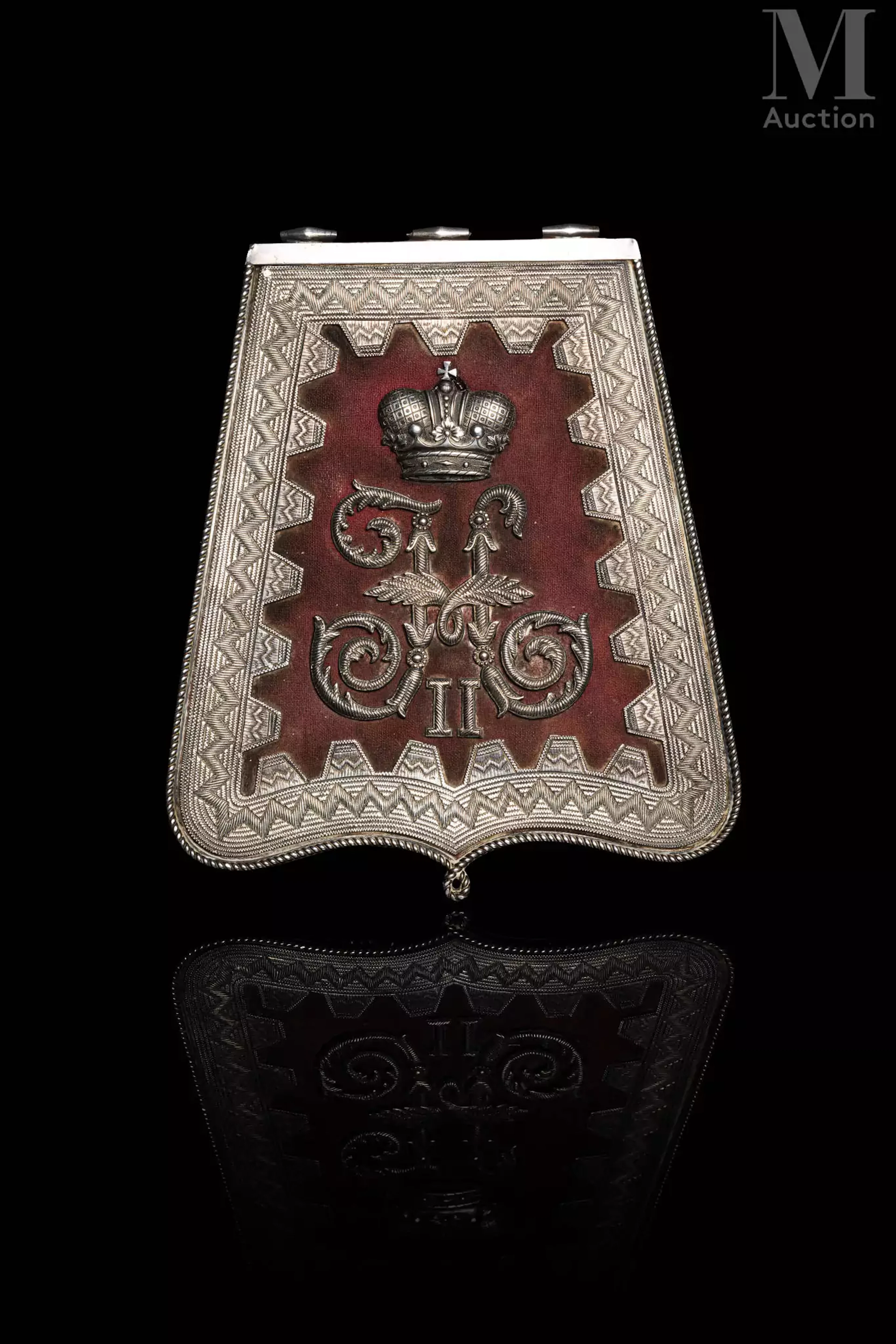 Sabretache miniature du régiment des Hussards de Grodno de la Garde impériale