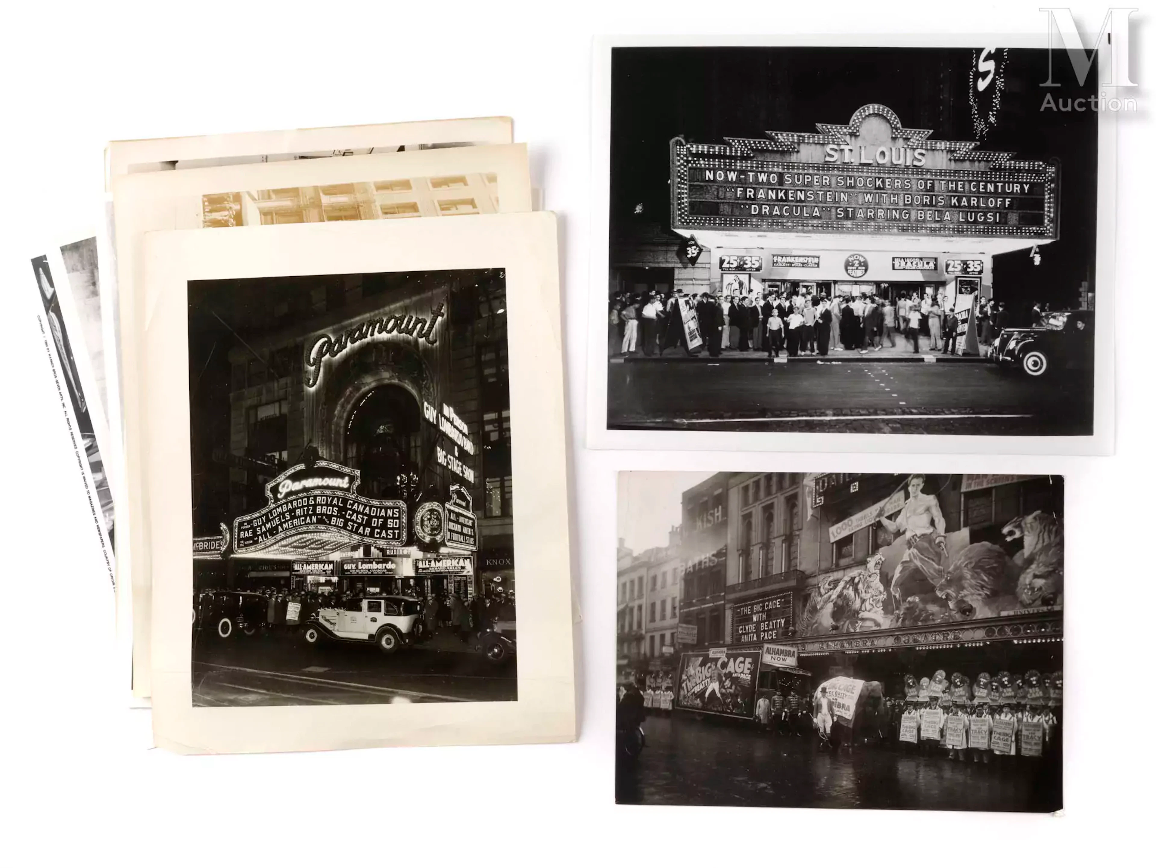 FAÇADES DE CINÉMA Devantures et extérieurs de salles avant et après guerre