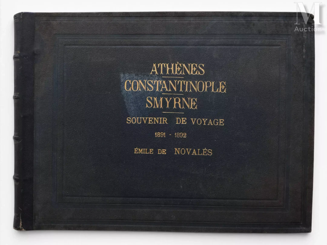 de NOVALES Émile : Album de photographies Athênes, Constantinople