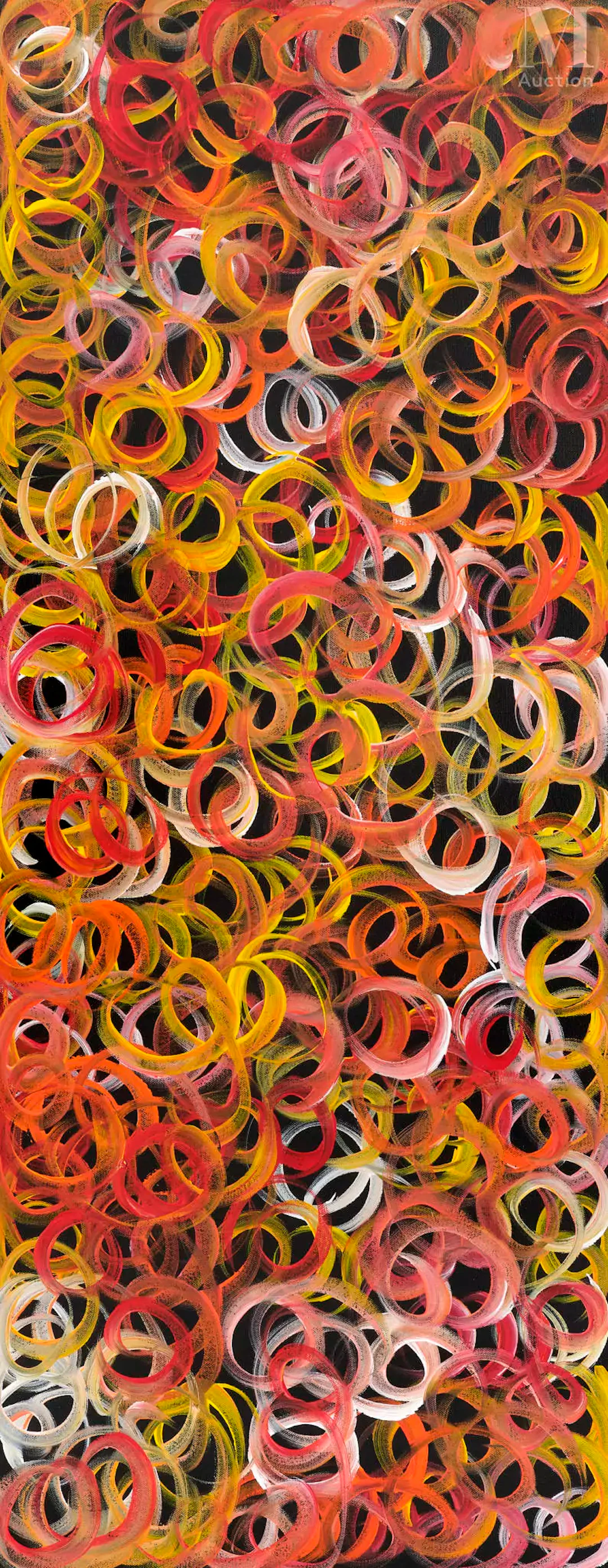 Louise Numina Napanangka ( 1976 - ) Thorny Lizard Dreaming