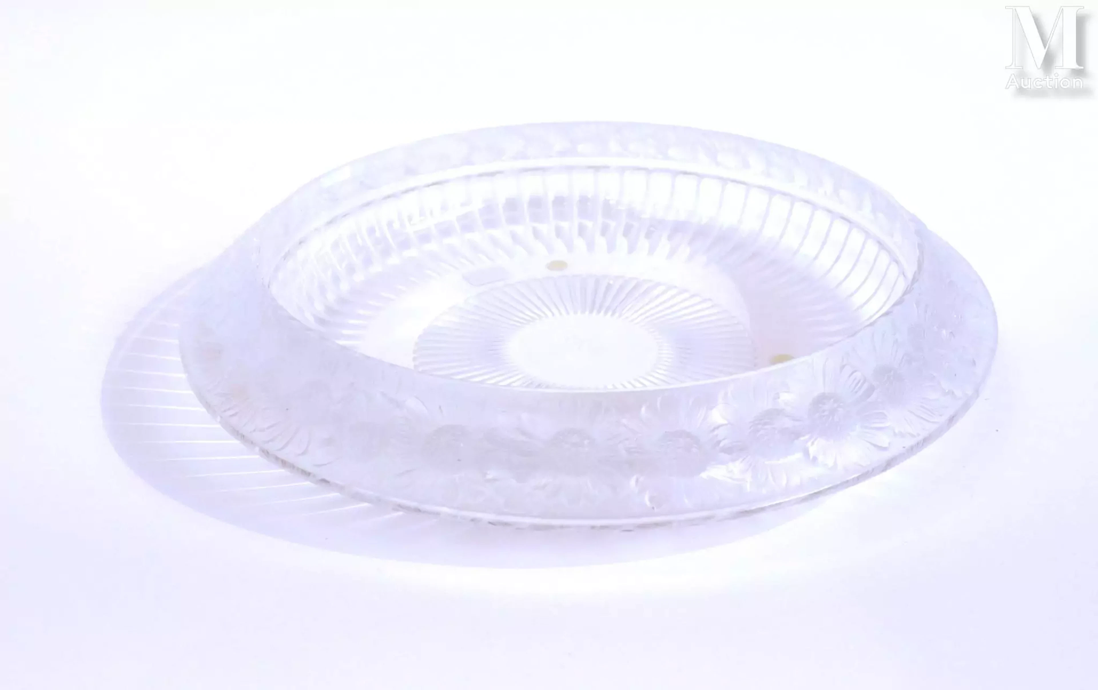 LALIQUE FRANCE Coupe marguerite