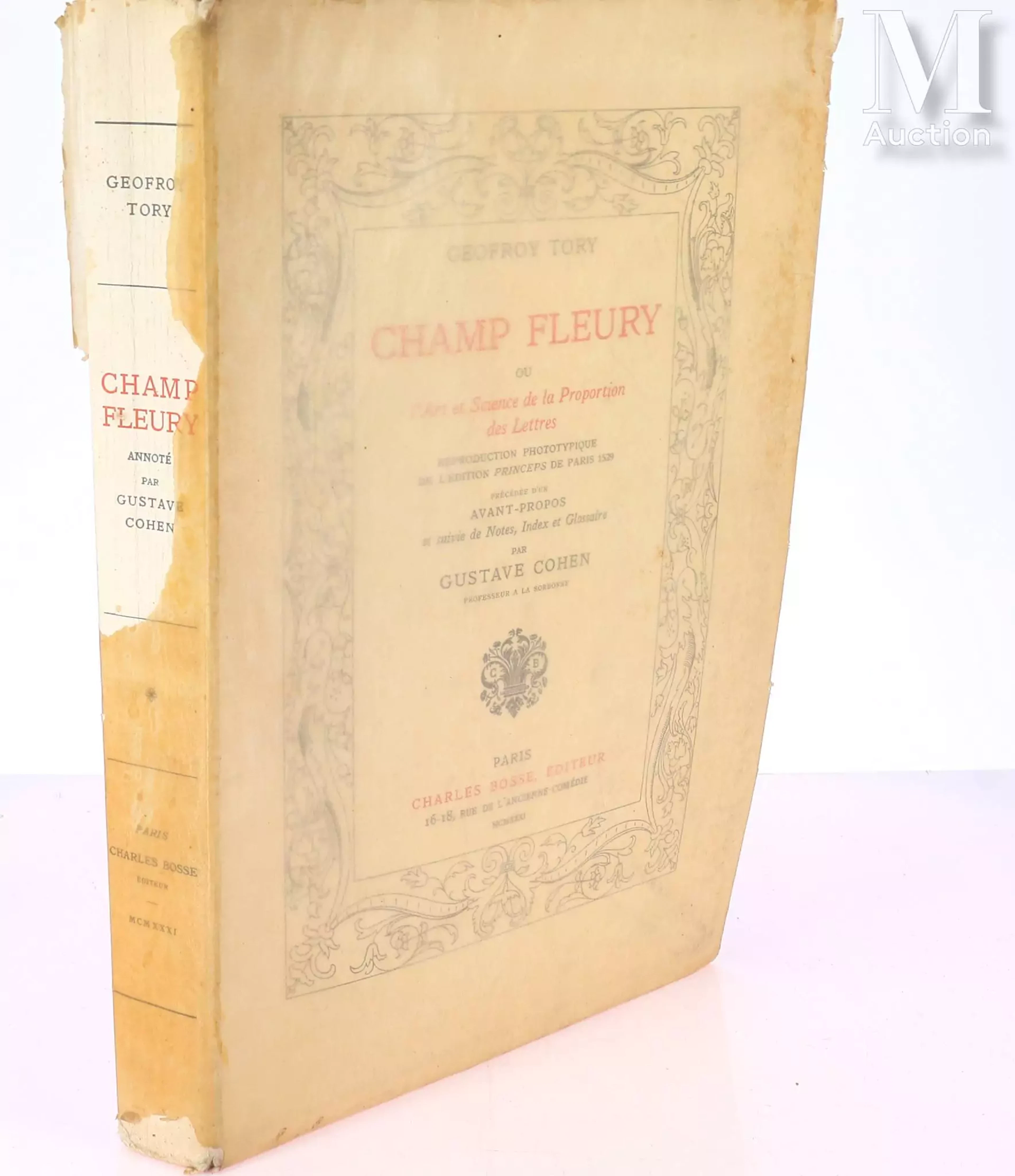 [TYPOGRAPHIE] TORY (Geoffroy) :