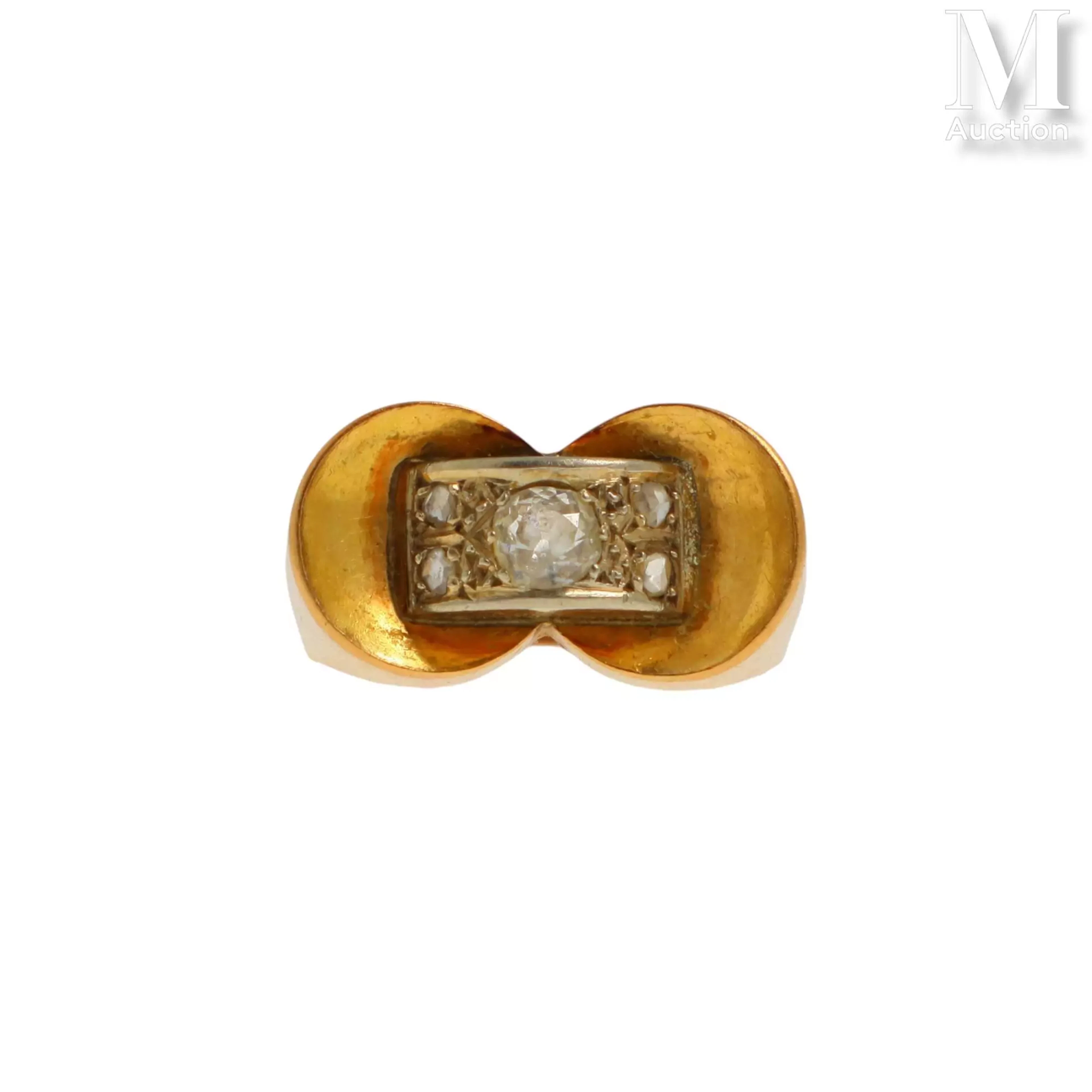Bague Tank diamants