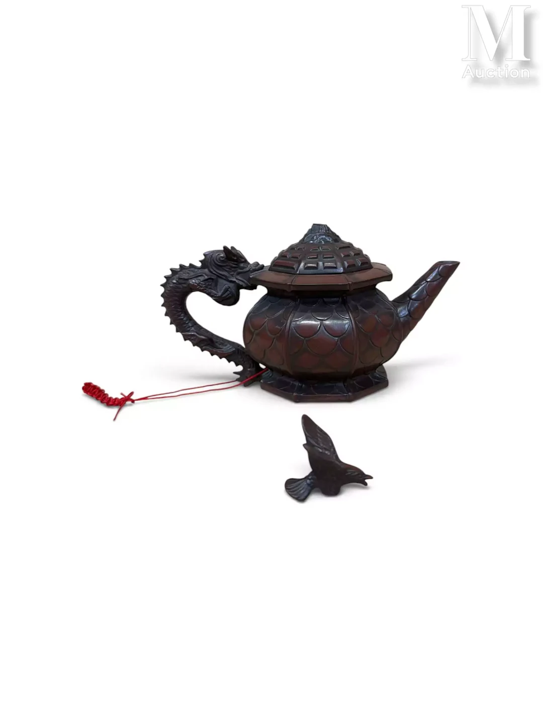 CHINE, XXe THÉIÈRE "YIXING - ZISHA"