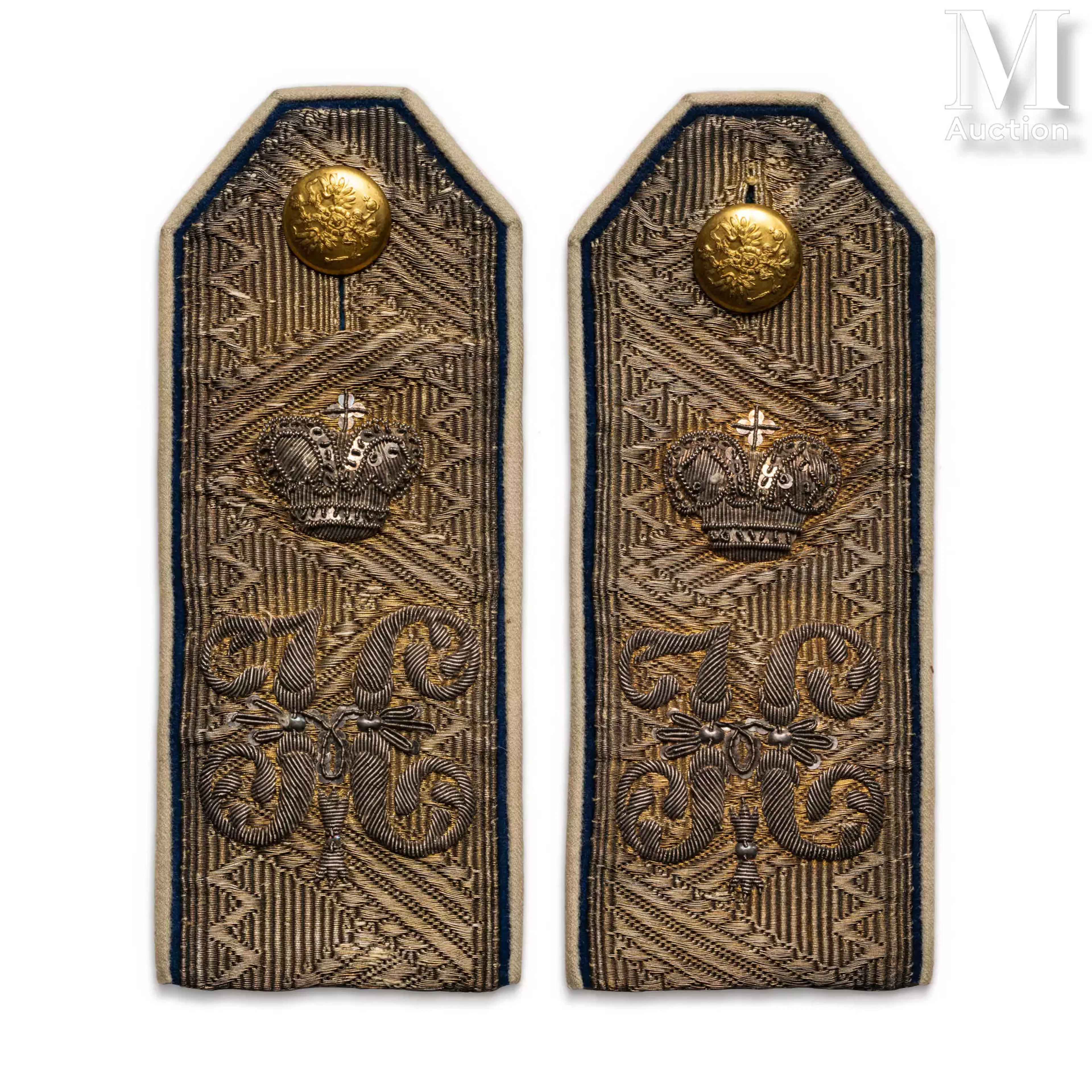 Paire de pattes d'épaule de général d'armée