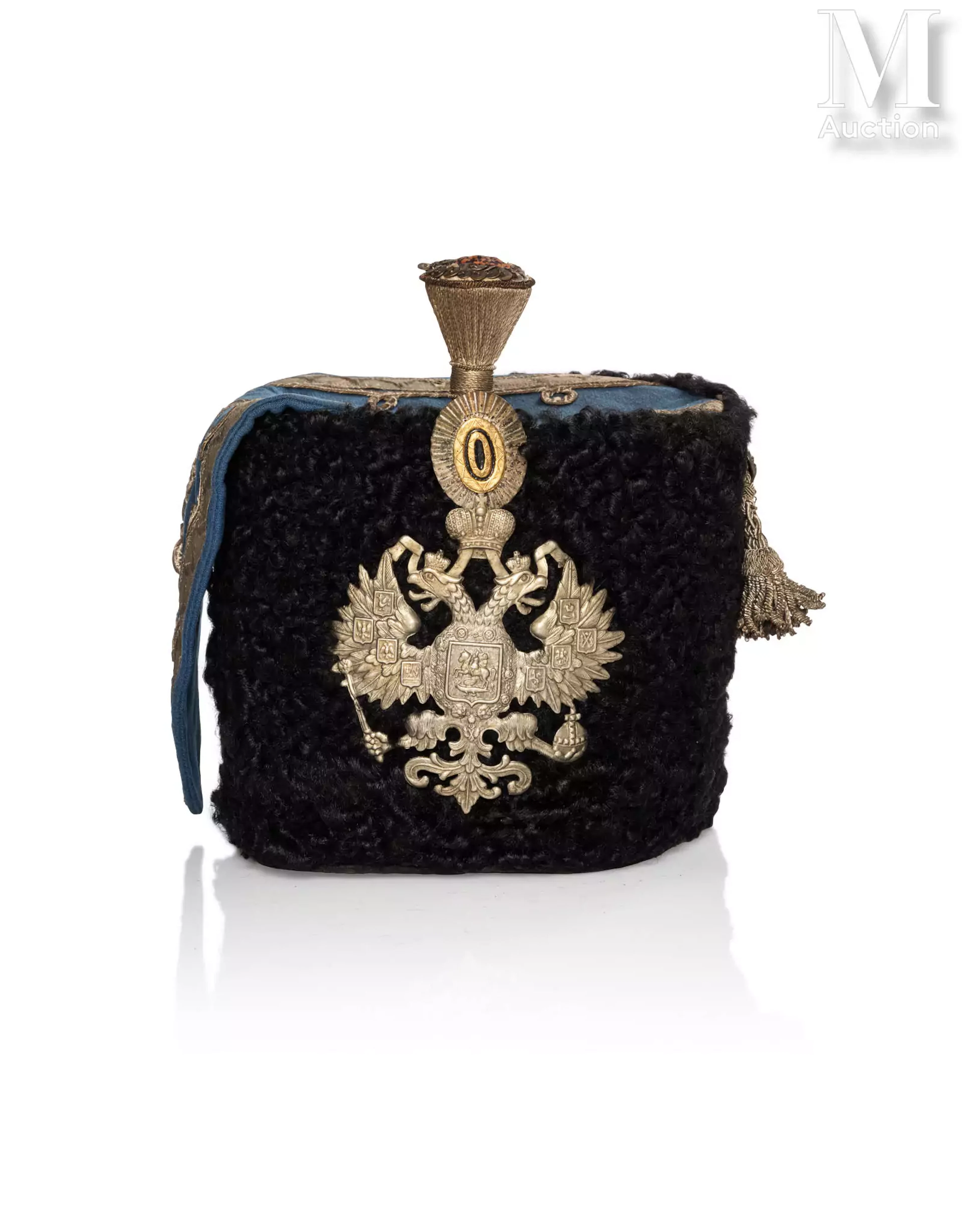 Rare chapka de général du 15e régiment de hussards d’Ukraine