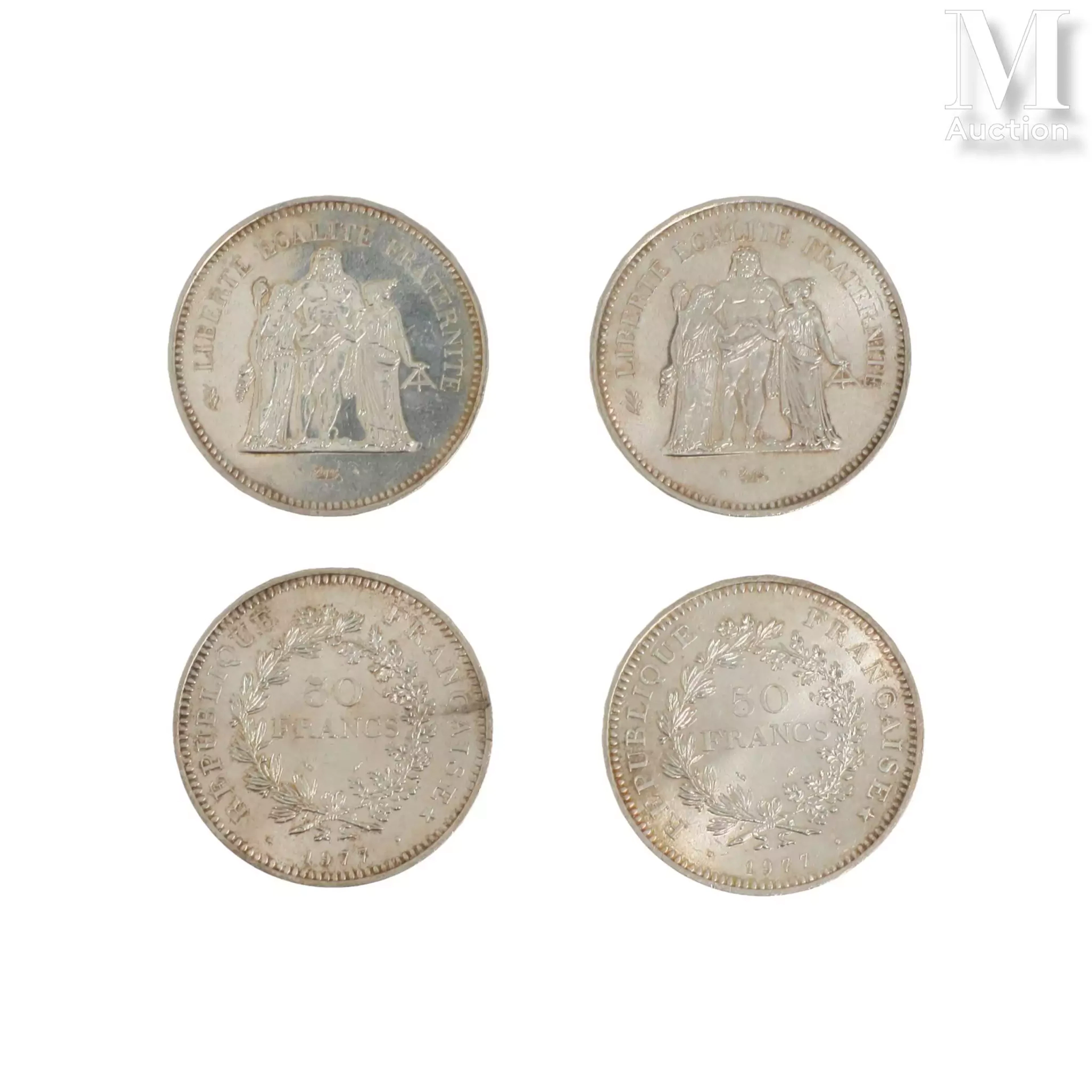 Lot de pièces en argent