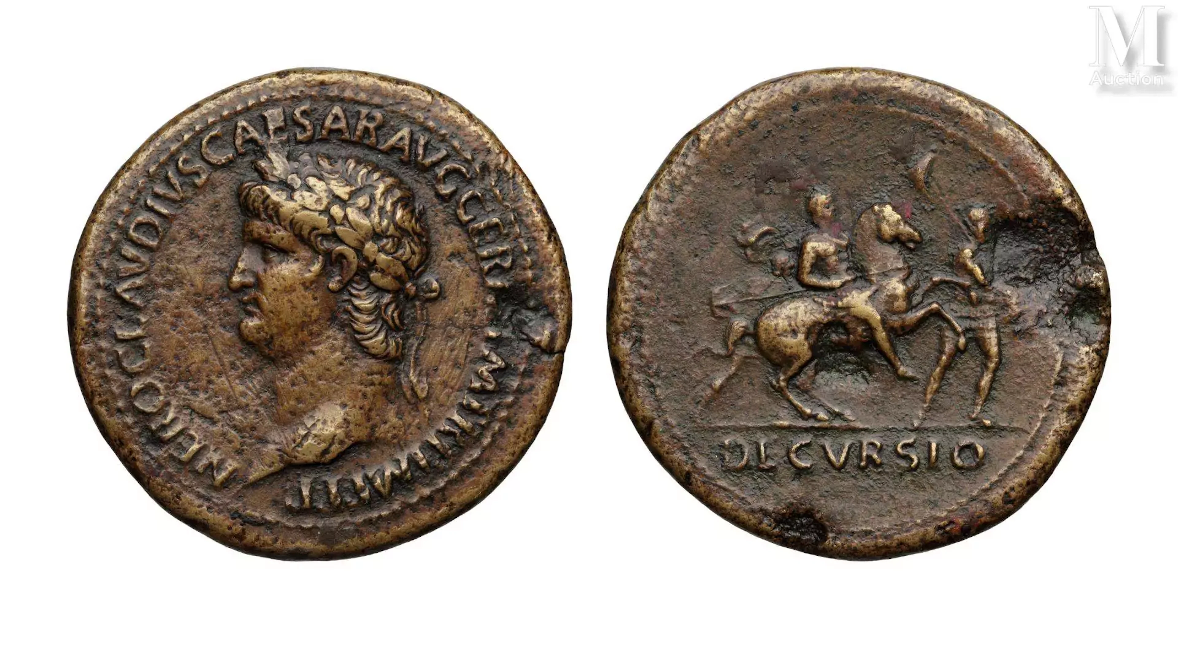 Néron 54-68 ap. JC. Sesterce AE. Rome.