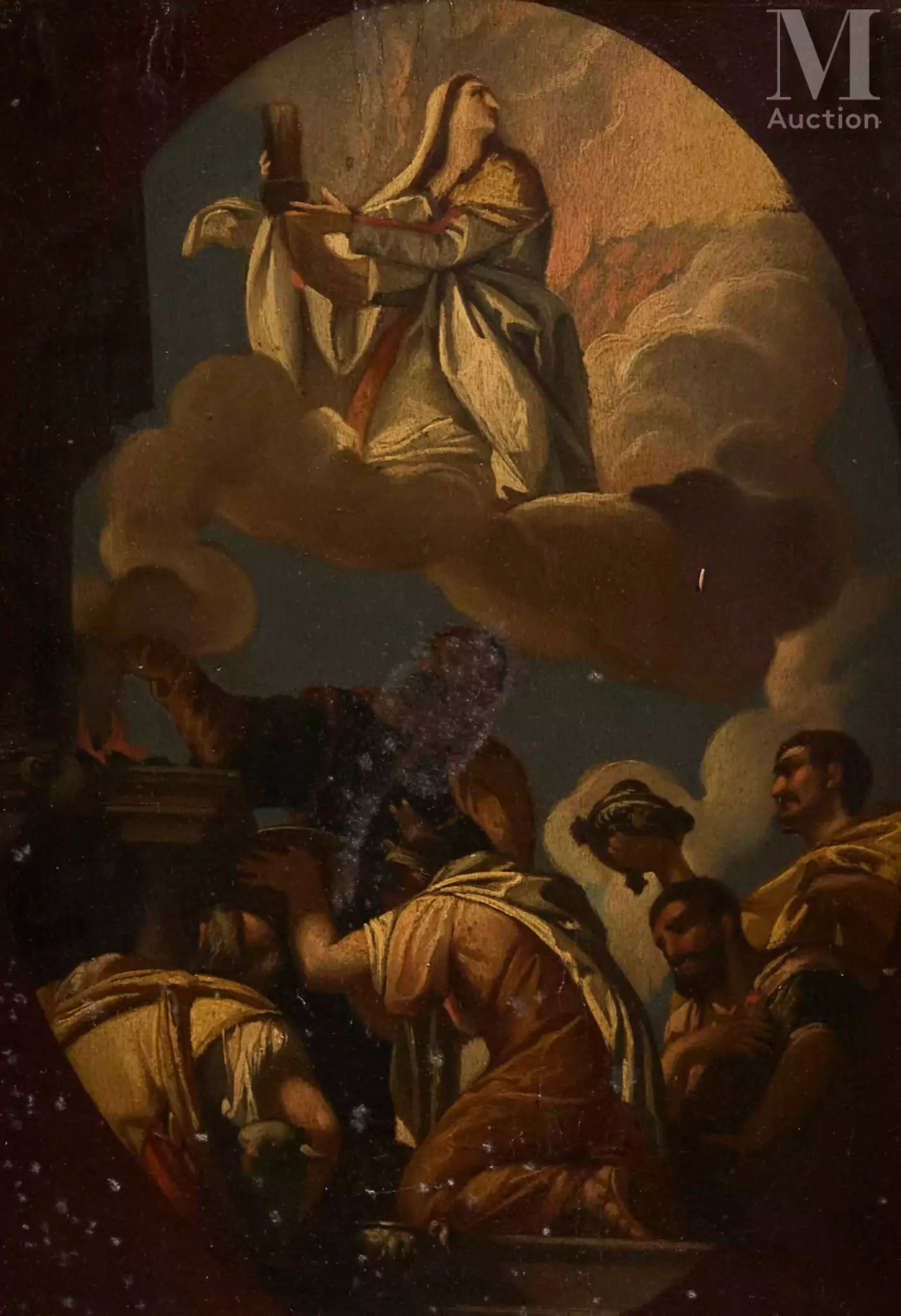 École ITALIENNE du XIXème siècle, d’après Paolo VERONESE La Religion et la Foi