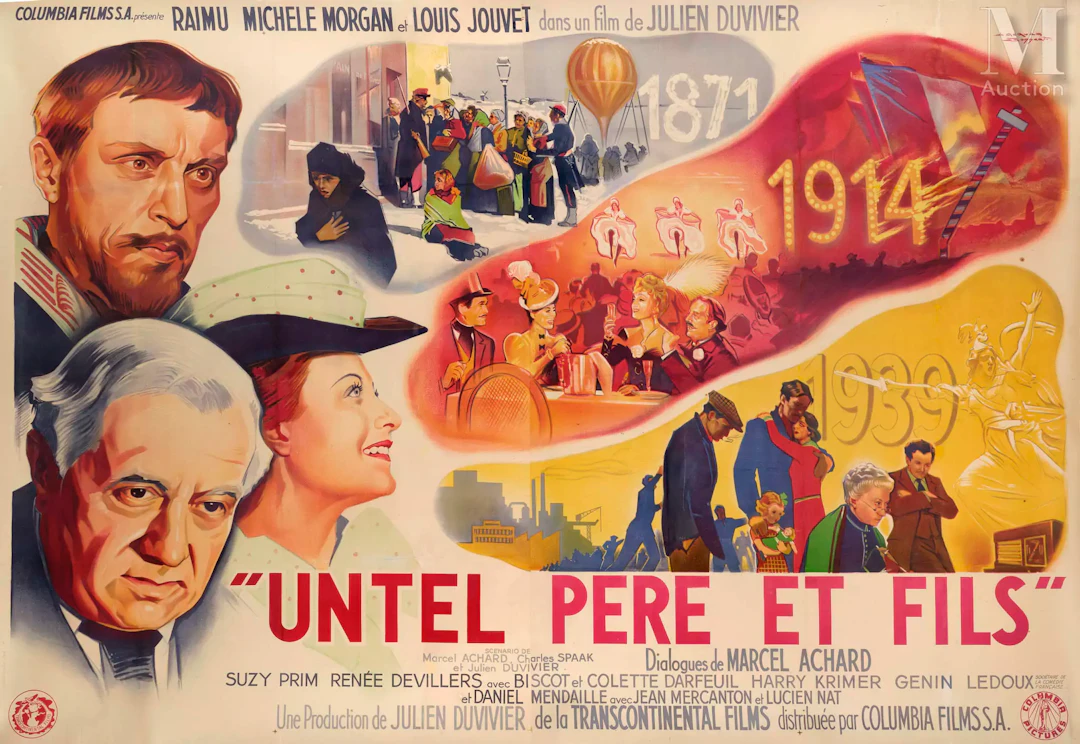 UNTEL PÈRE ET FILS Deux affiches