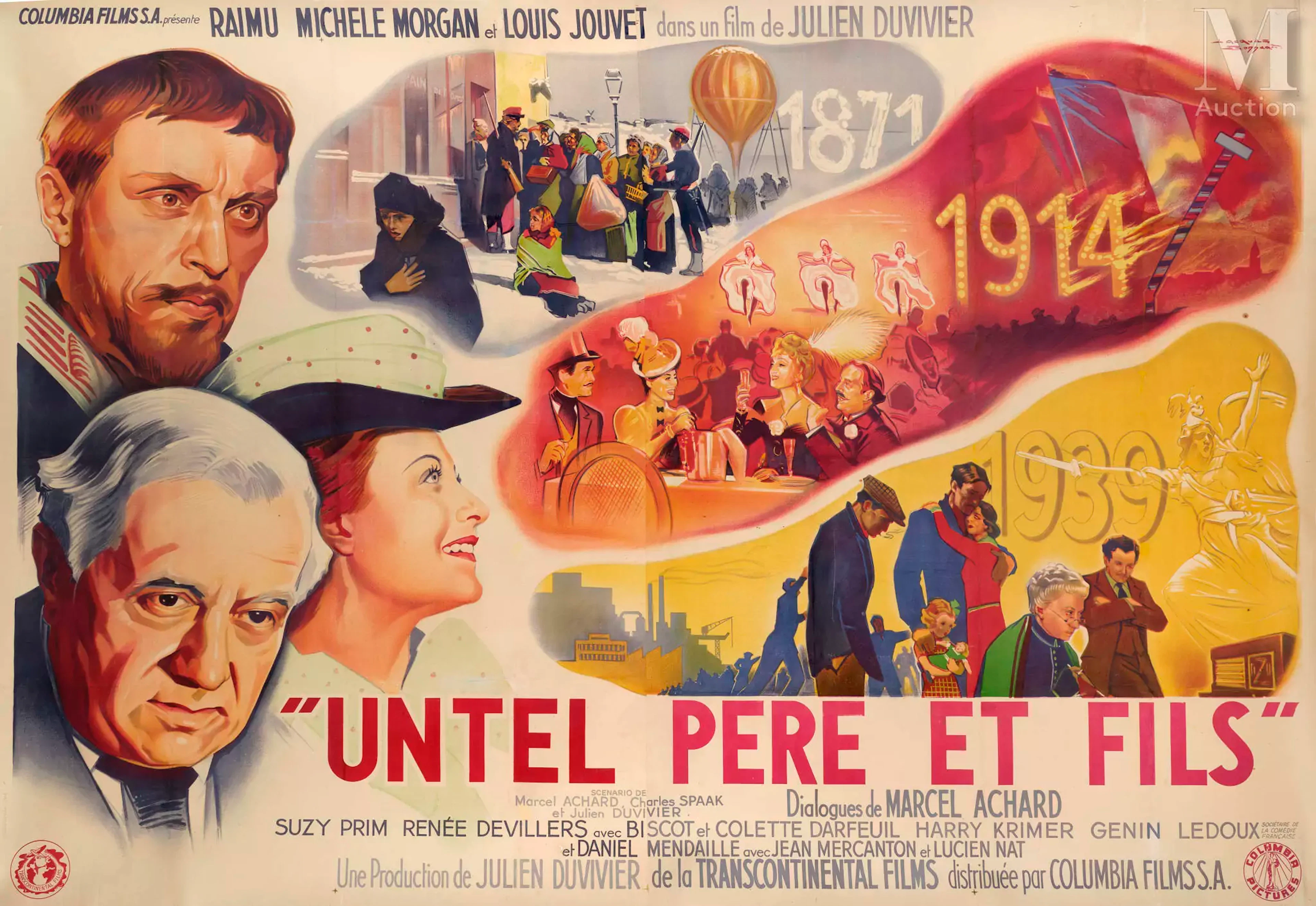 UNTEL PÈRE ET FILS Deux affiches