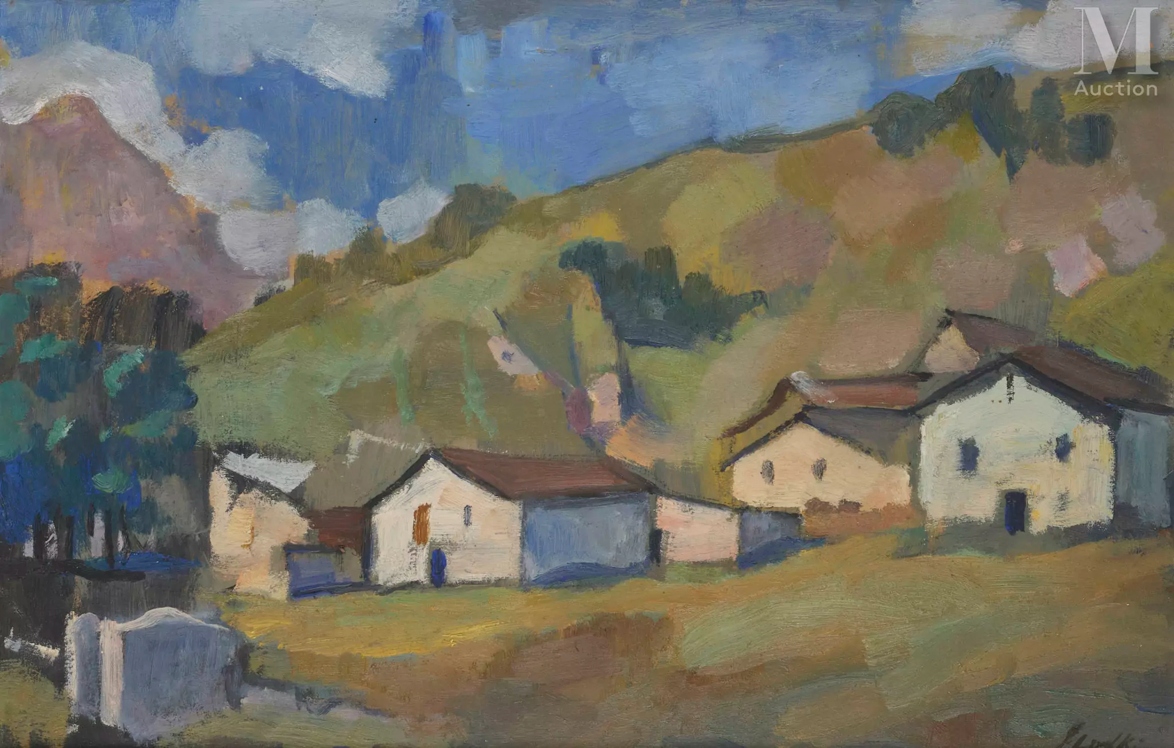 Marcel SLODKI (Lodz 1892 - Auschwitz 1943) Les Chapieux, Bourg-Saint-Maurice