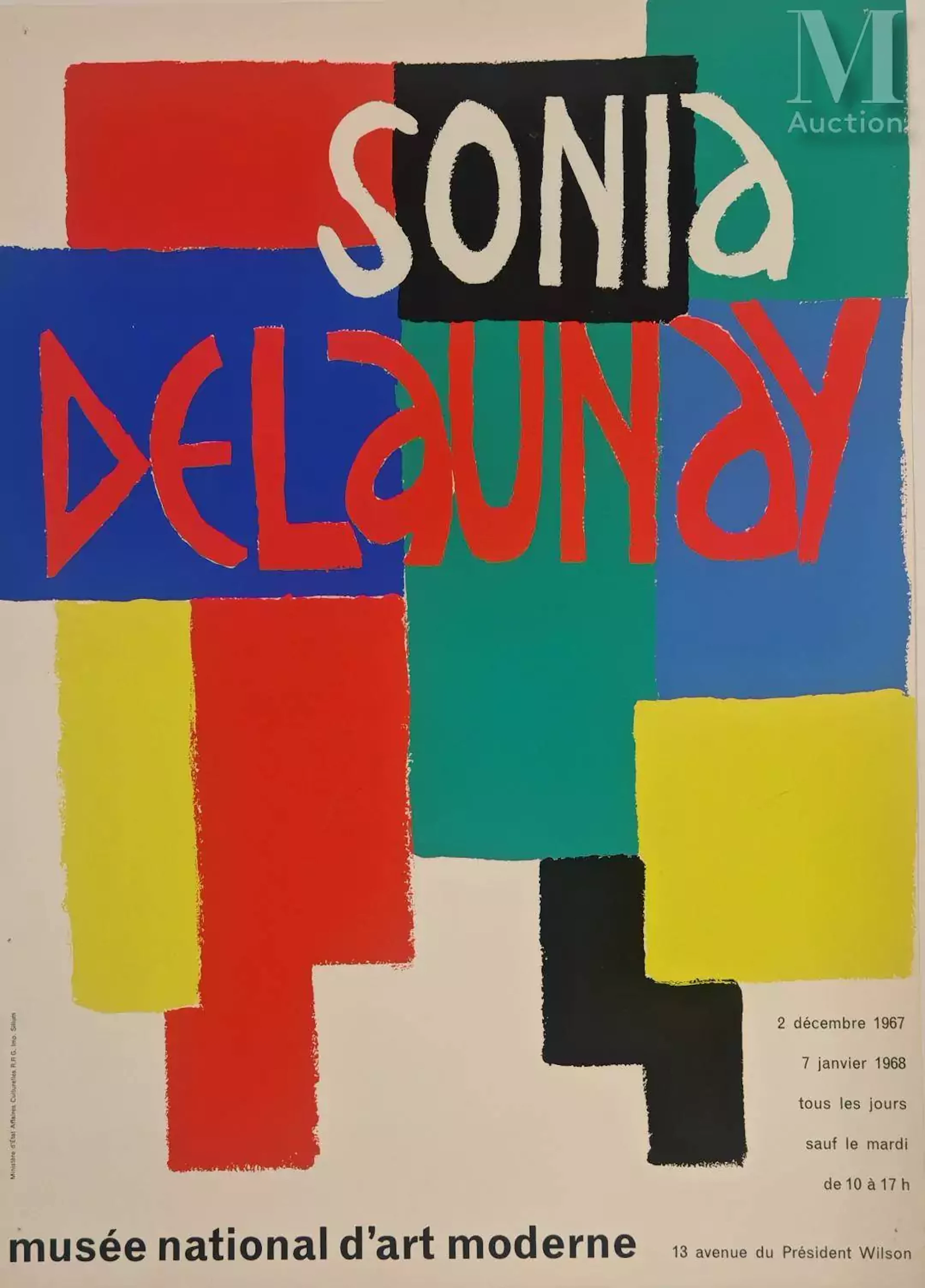 Sonia DELAUNAY (1885-1979), d’après Affiche