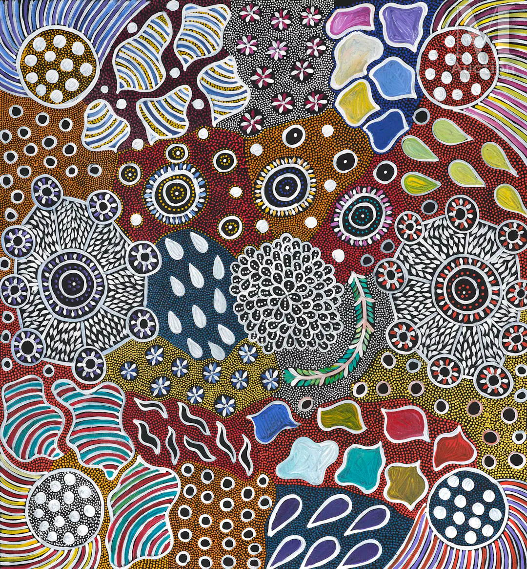 Naomi Price Pwerle (1984 - ) Bush Medicine Ceremony, 2022