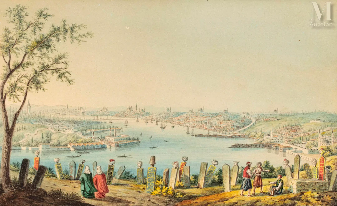 Attribué à Michel François PREAULX (actif de 1796 à 1827) Vue générale