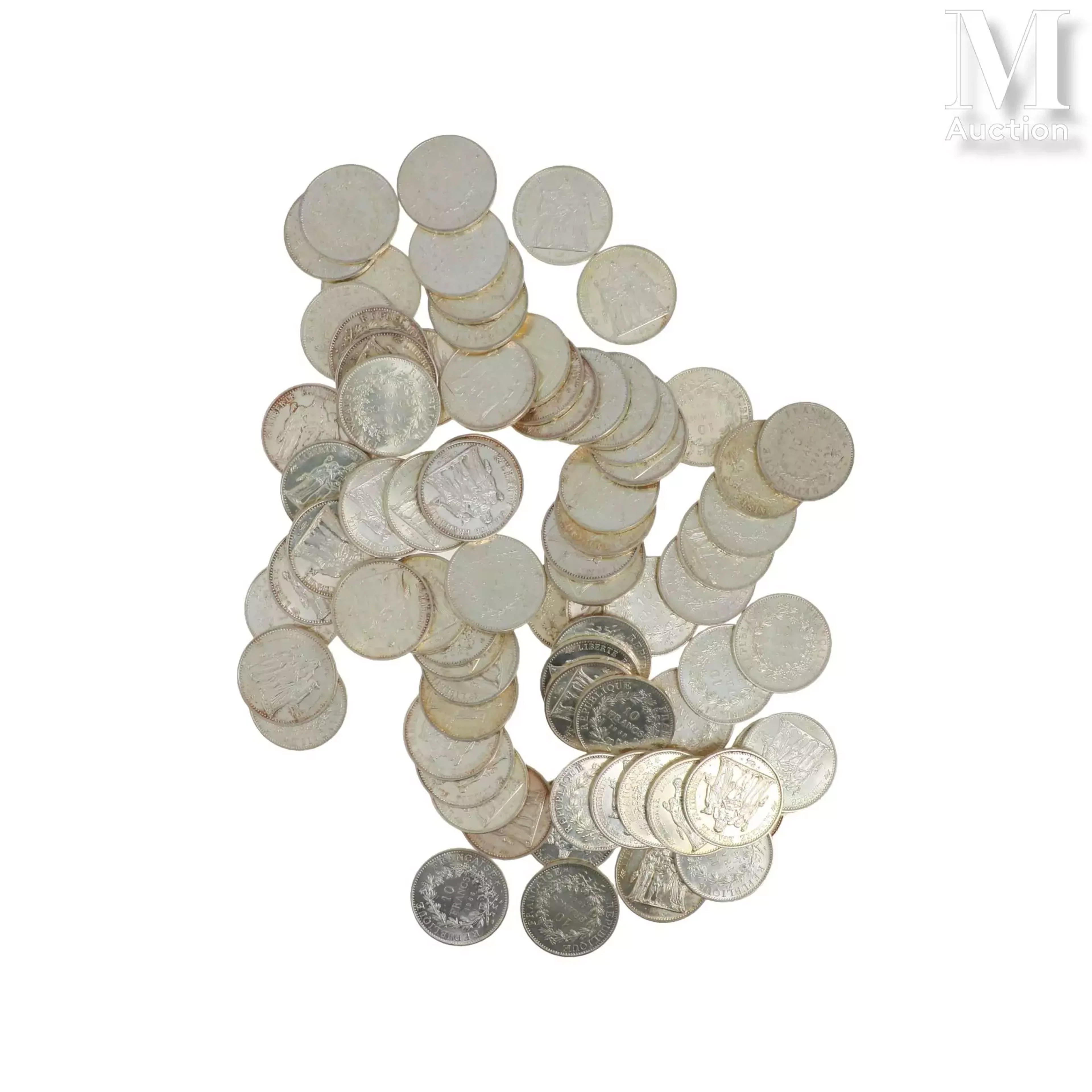 Lot de pièces en argent