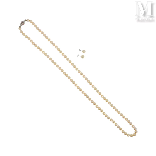 Demi parure perles