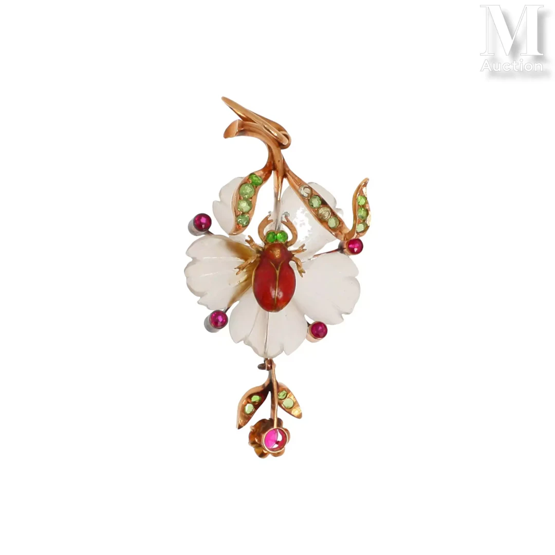 Pendentif fleur