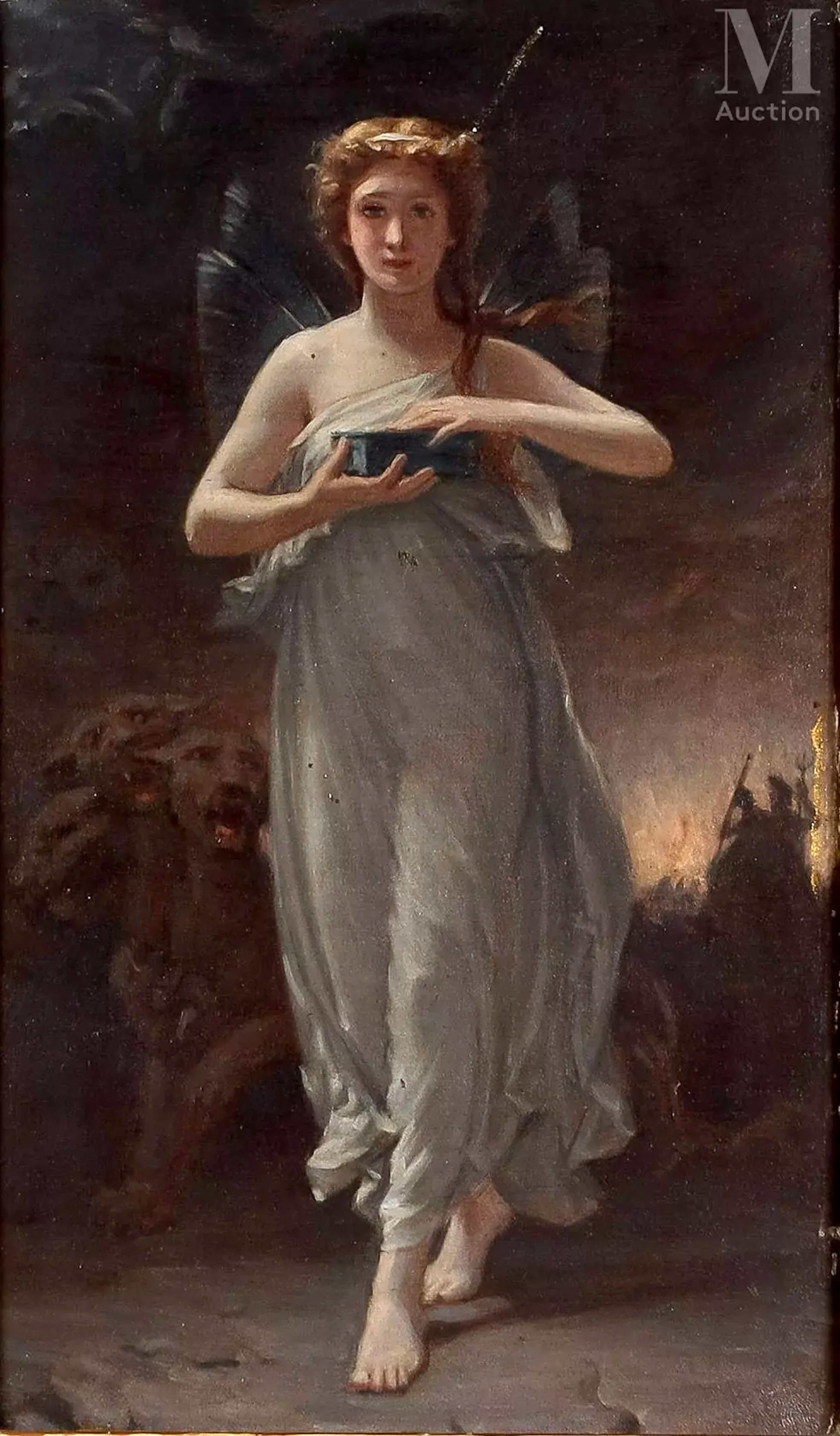D'après Paul Alfred DE CURZON (1820-1895) Psyché