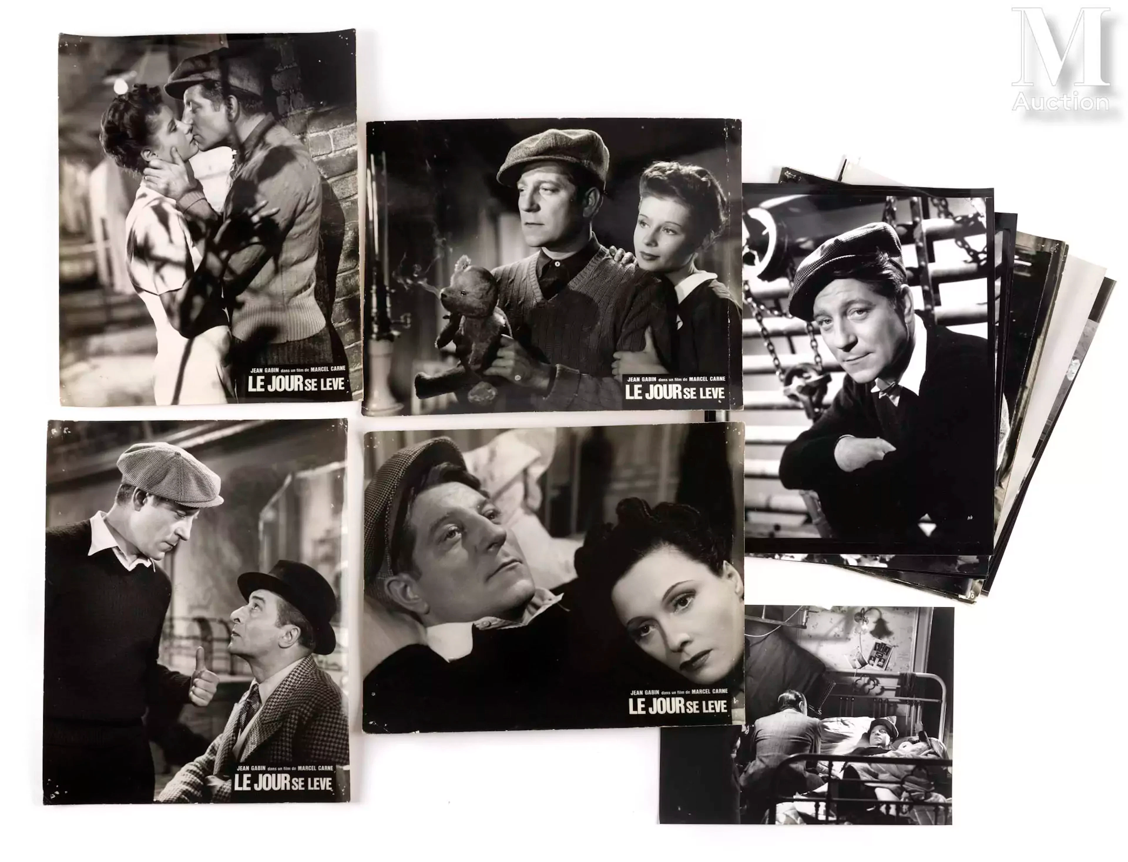LE JOUR SE LÈVE Jean Gabin, Arletty, Jacqueline Laurent et Jules Berry
