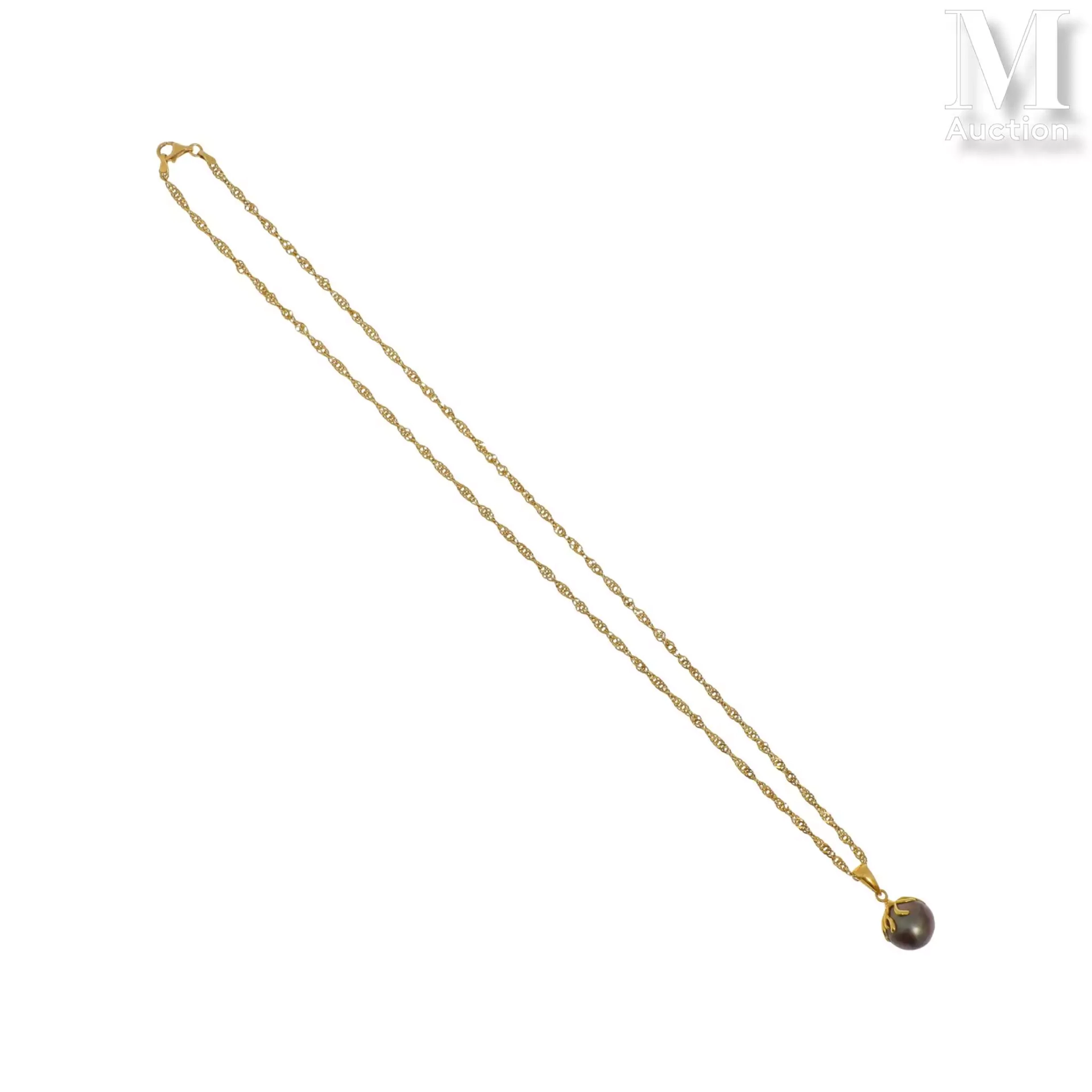 Collier perle de Tahiti