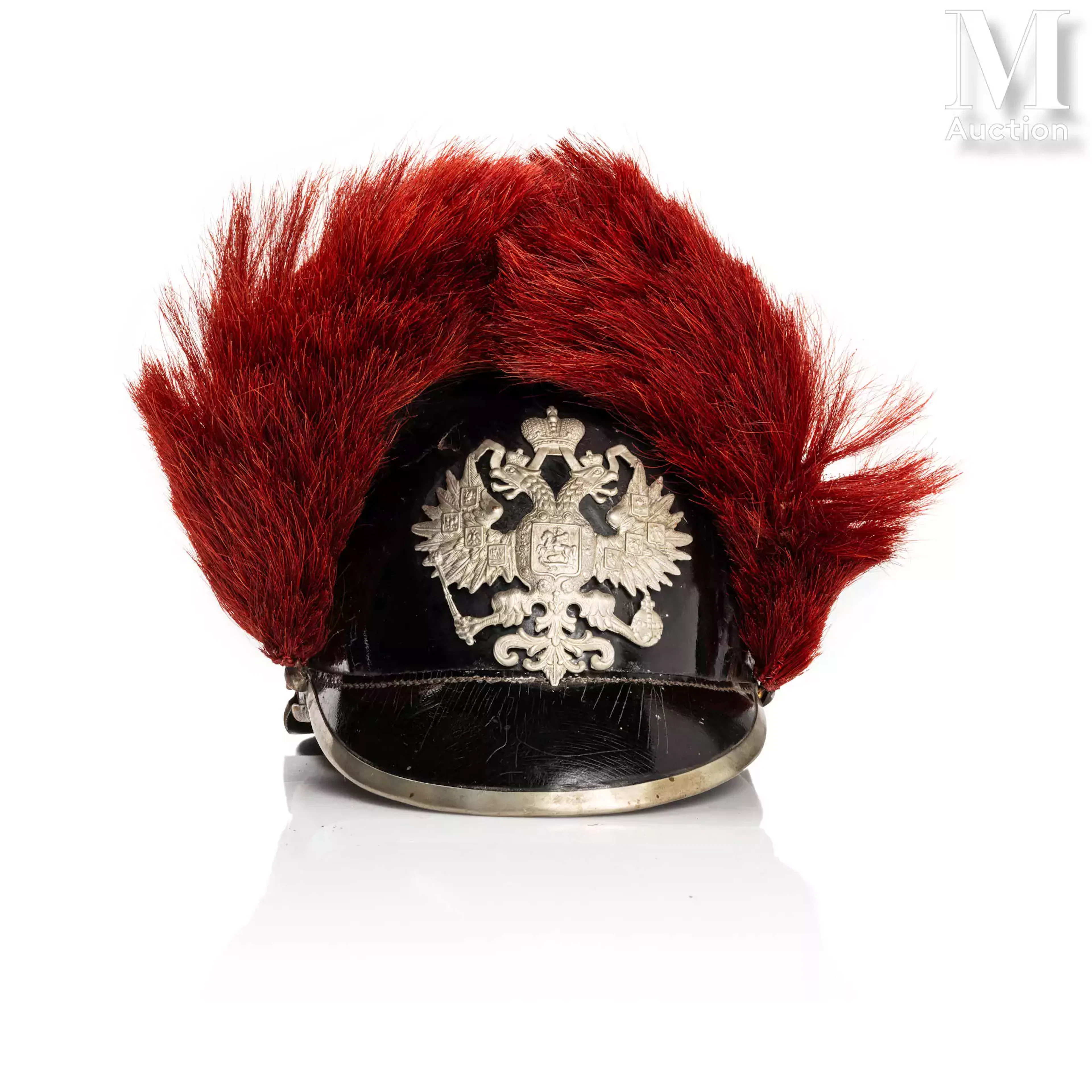 Casque de parade de musicien ou trompettiste des régiments de dragons