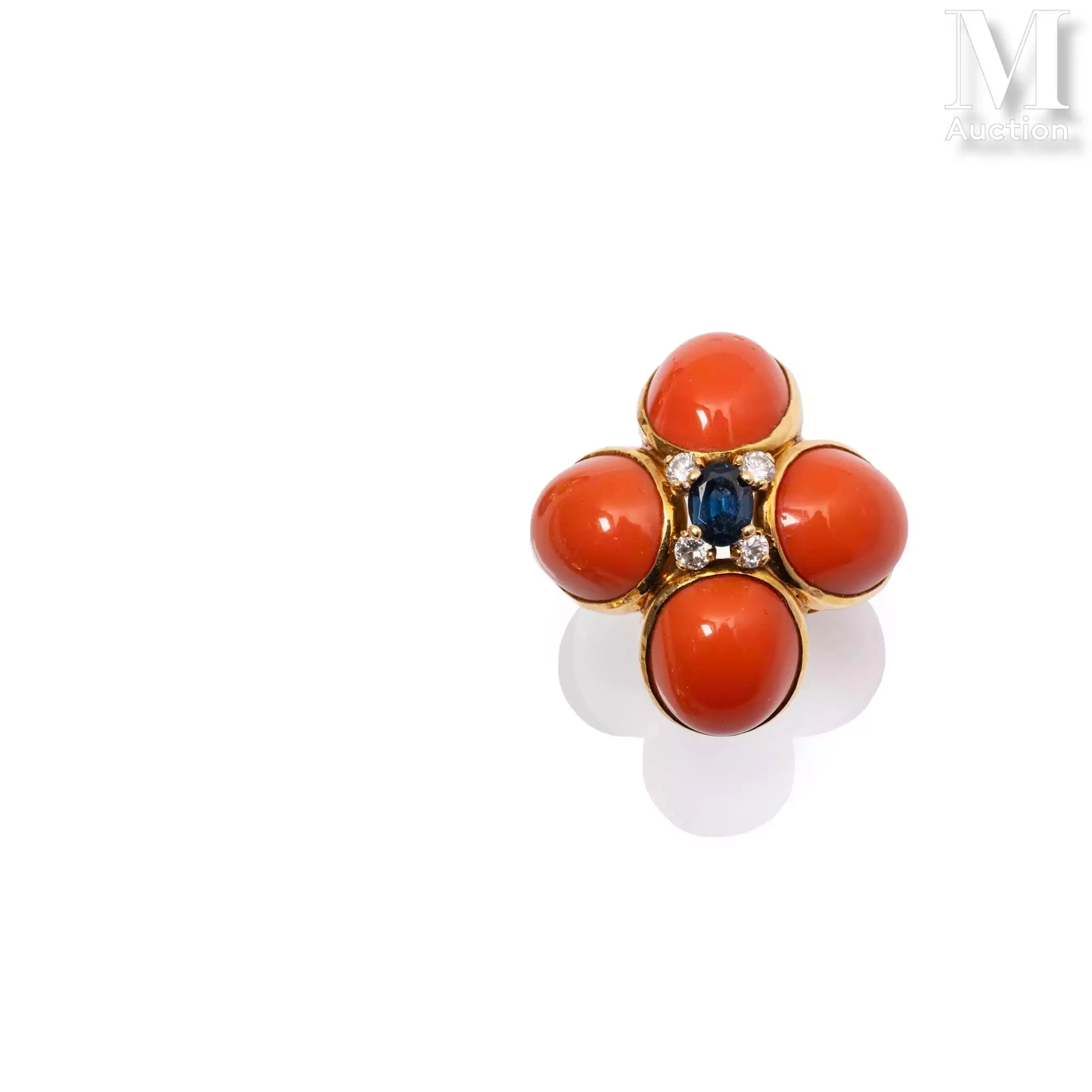 Bague corail