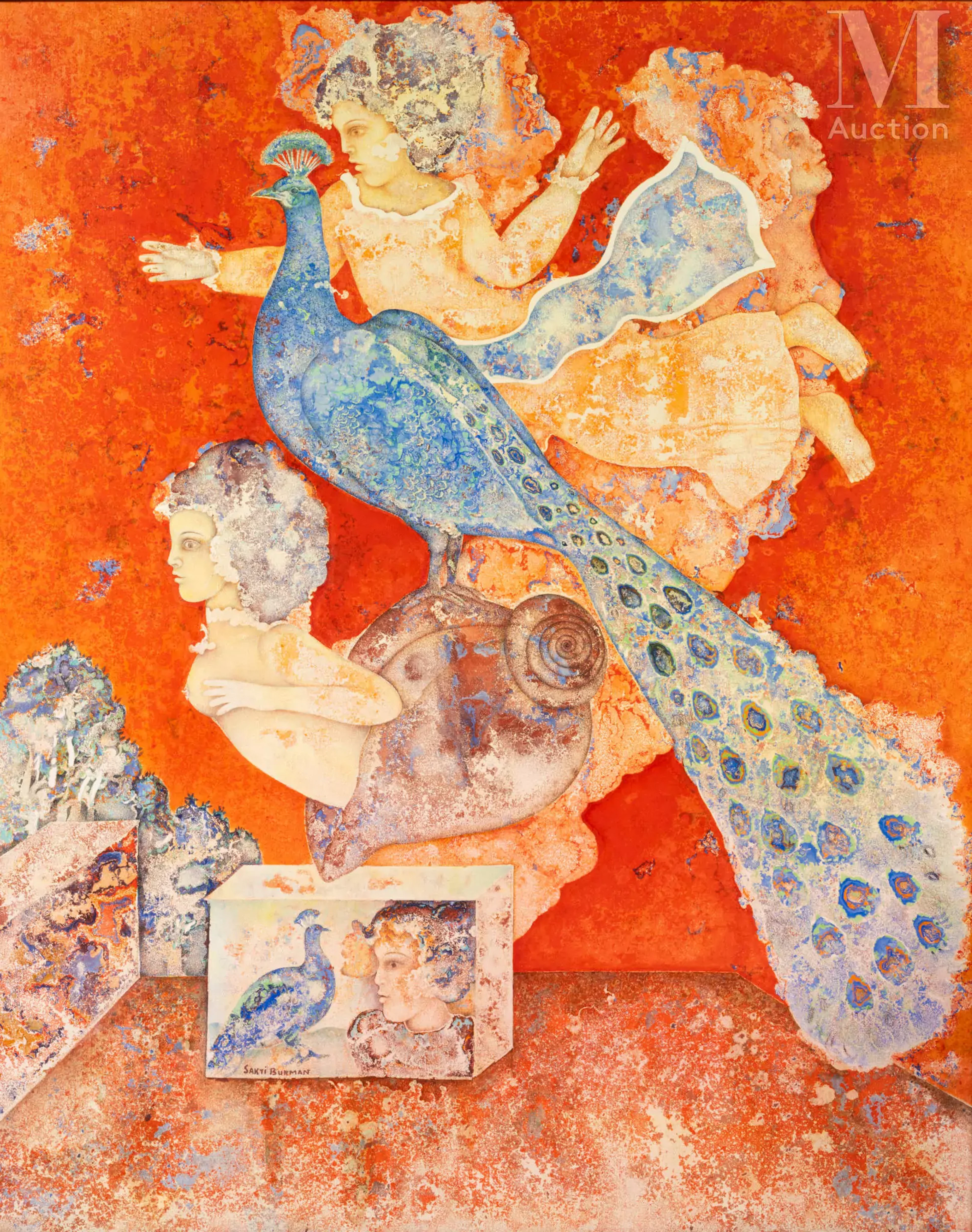 Sakti BURMAN (Calcutta, 1935) Le Paon