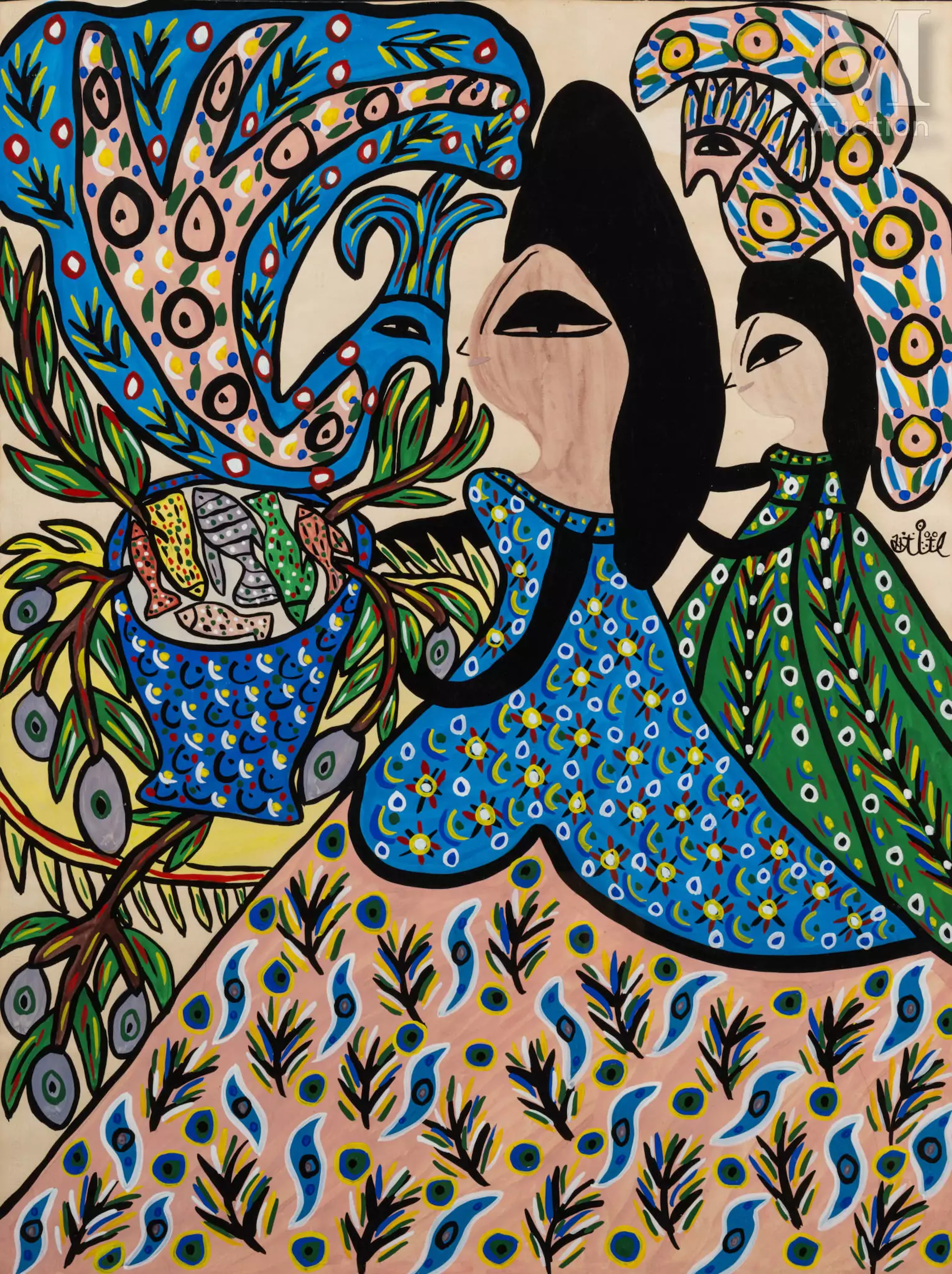 BAYA (Fatma Haddad Mahieddine) (Algérie, Bordj el Kiffan 1931 - Blida