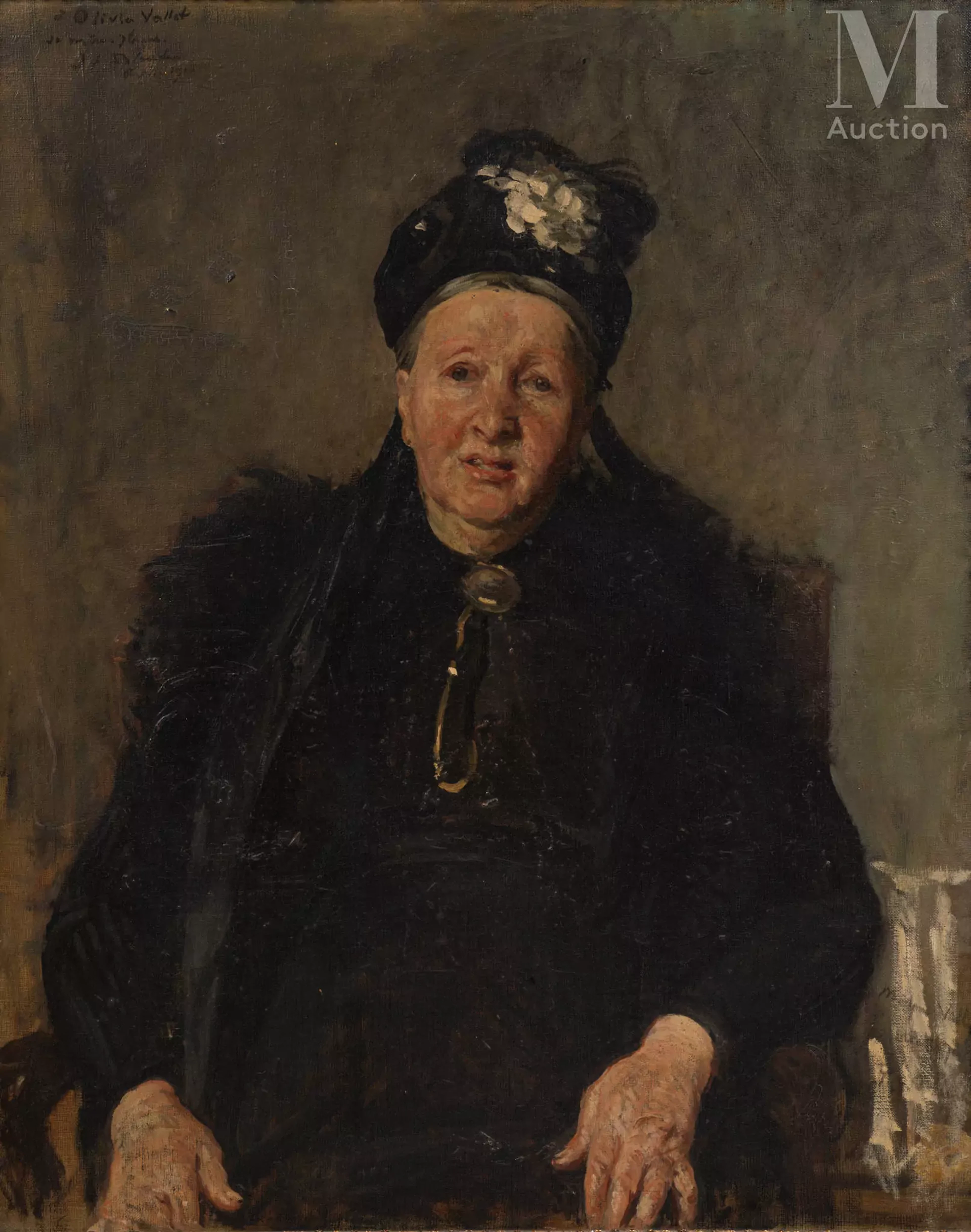 Jacques-Emile BLANCHE (Paris 1861 - Offranville 1942) Portrait de Madame Vallet