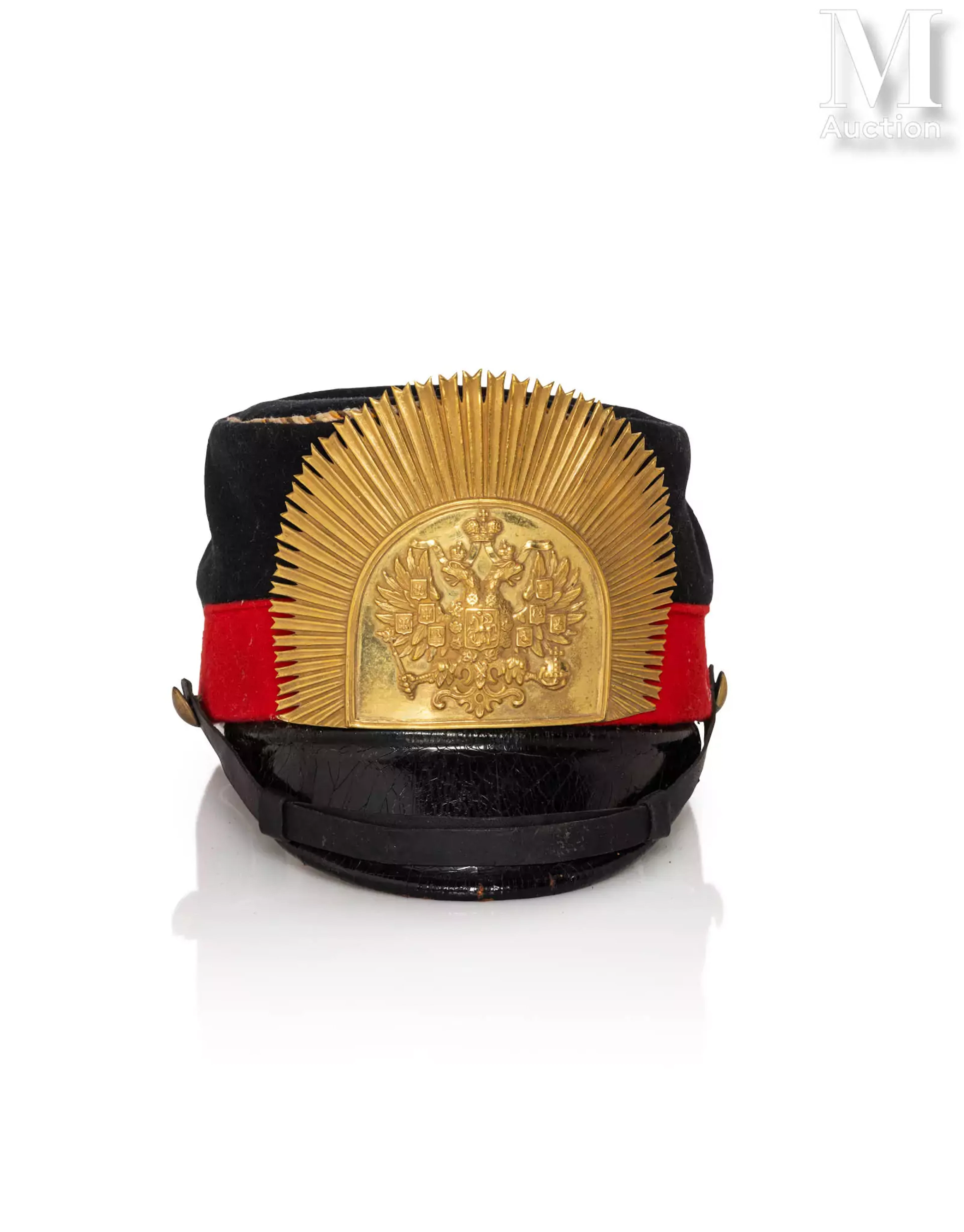 Képi du modèle 1862 pour élèves et soldats, en drap de laine noir