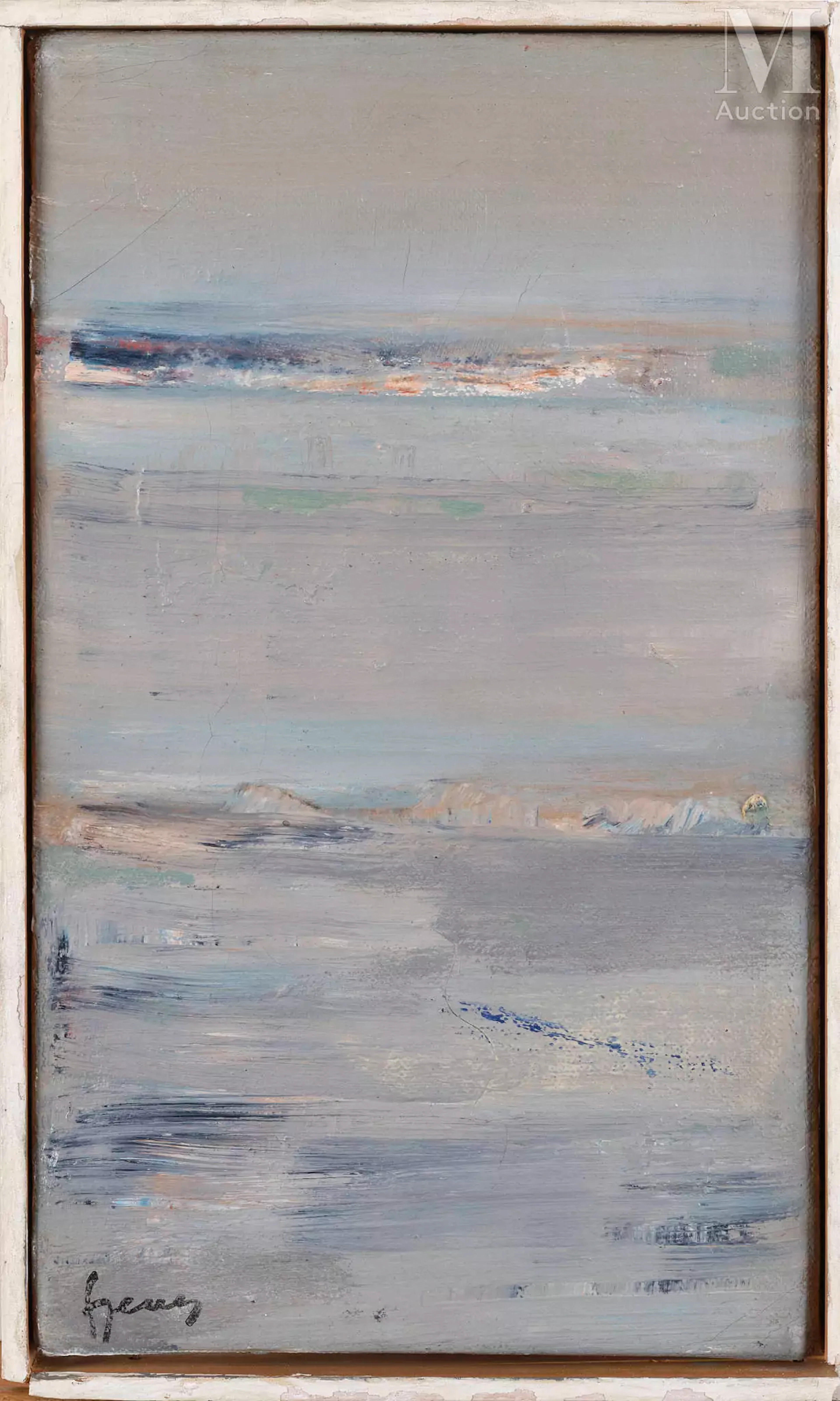 Arpad SZENES (1897-1985) Grèves V, circa 1976
