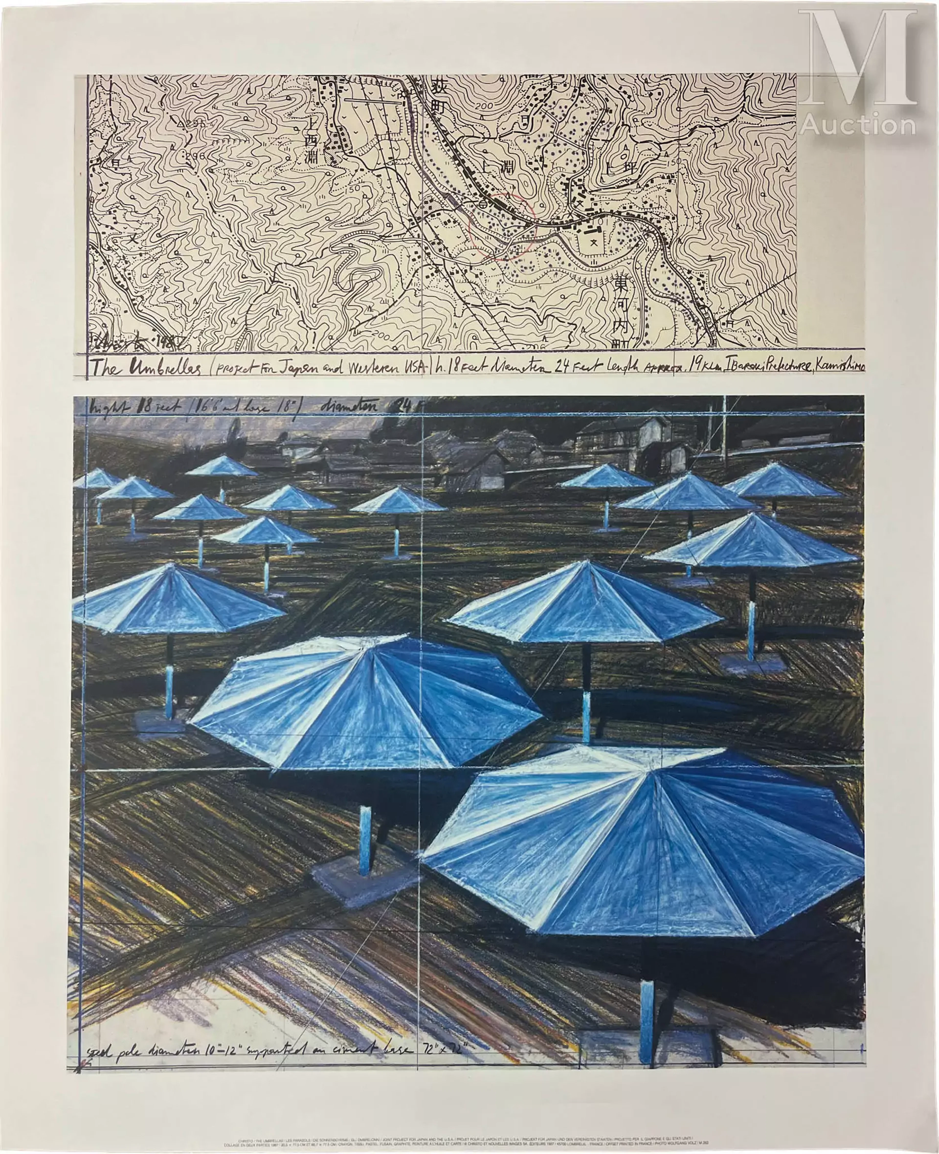 CHRISTO & JEANNE-CLAUDE (1935–2020), (1935–2009) Un lot de quatre affiches