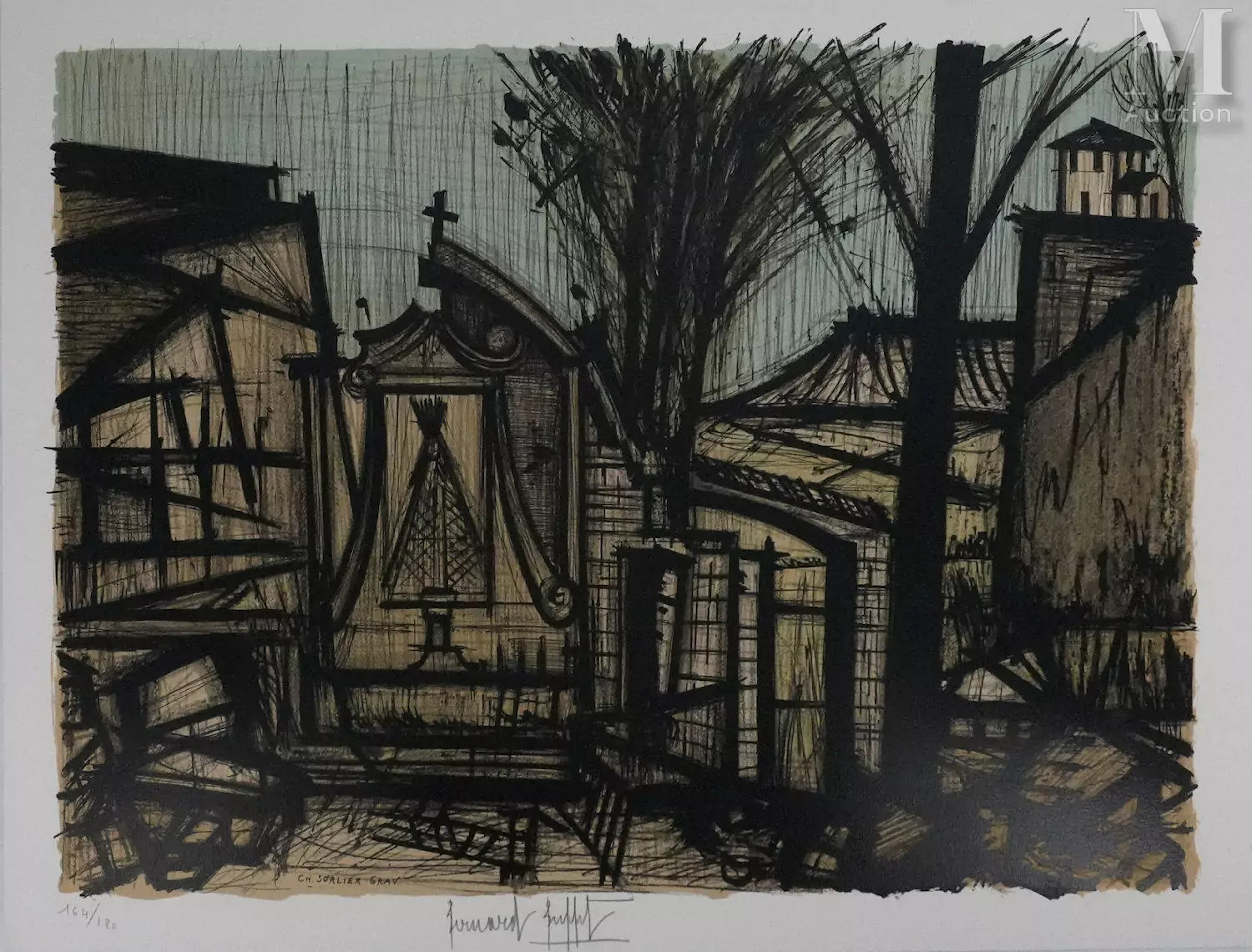 BUFFET Bernard (1928-1999) Carmen, Dans la montagne, 1981