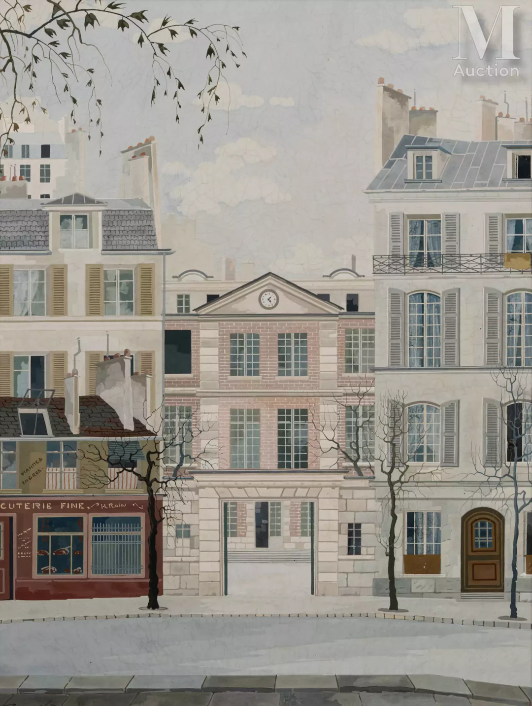 Ratislaw RACOFF (1904-1982) Ruelle parisienne