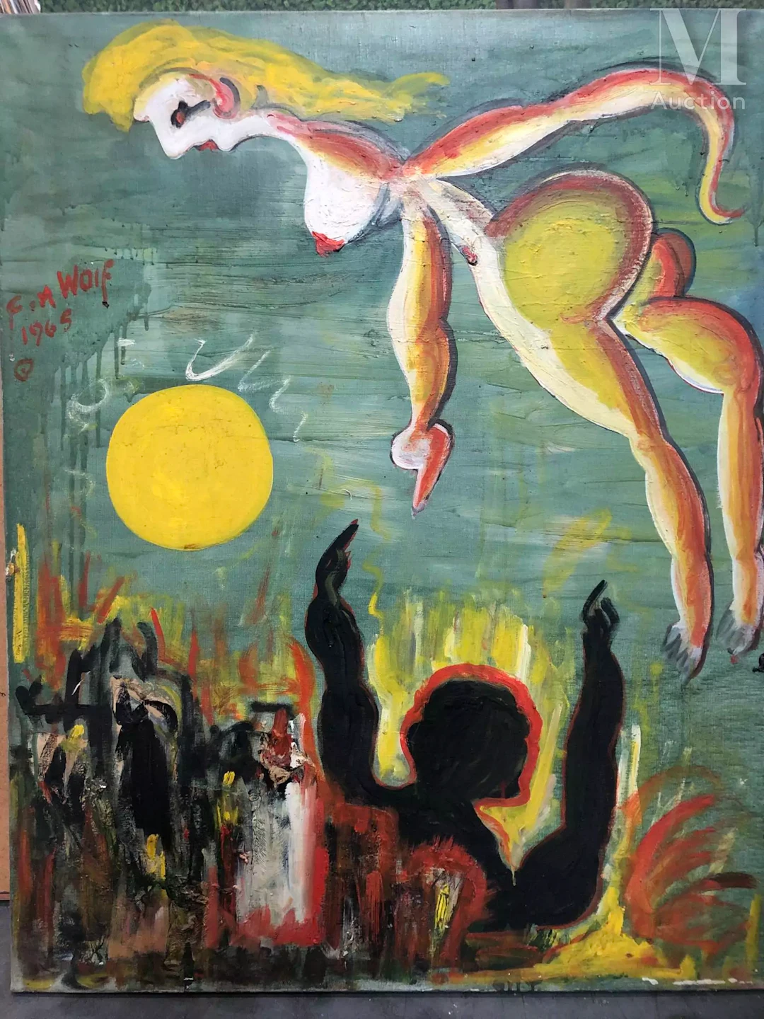 C.A. WOLF Sans titre, 1969