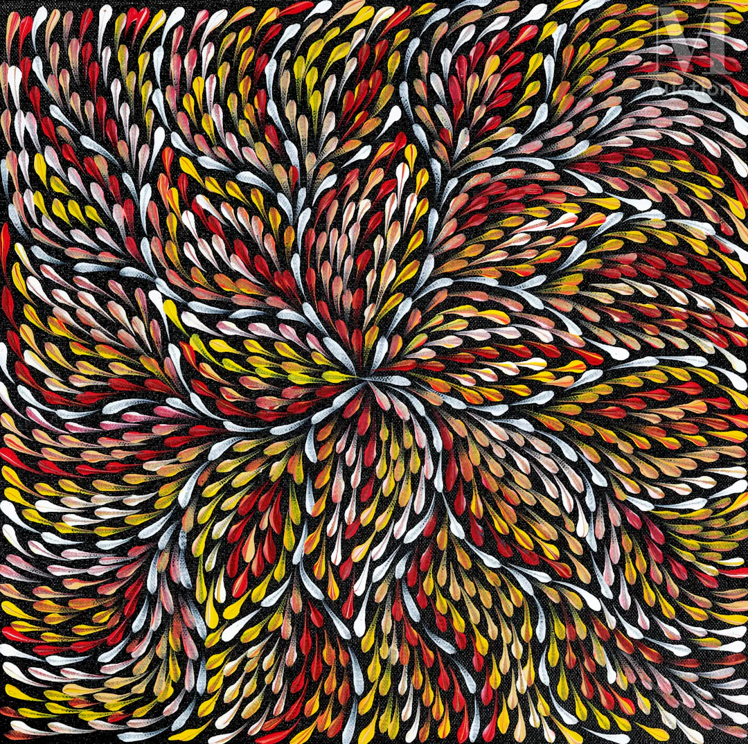 Roseanne Morton Pwerle (1984 - ) Wild Yam Leaf, 2024