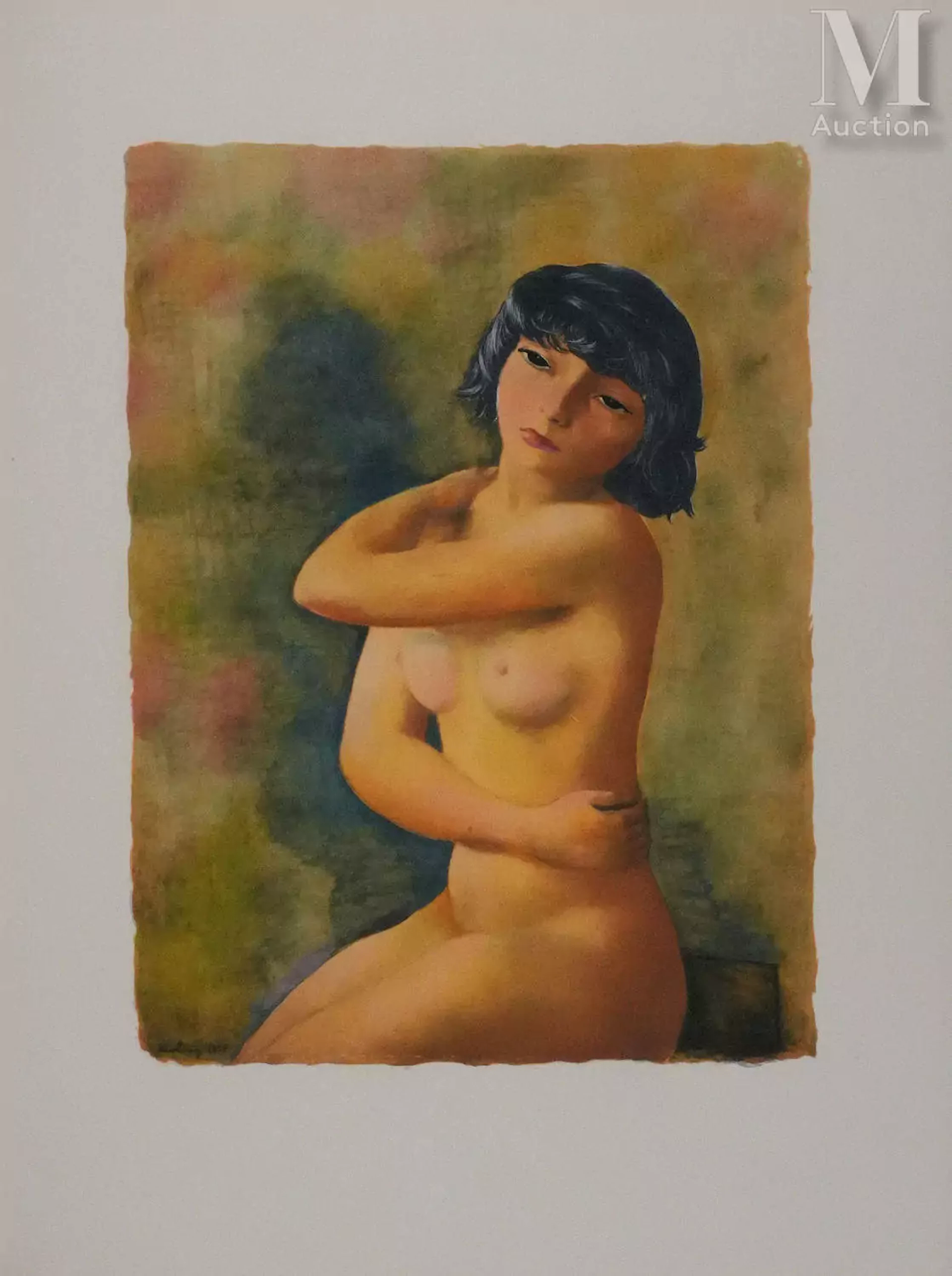 KISLING Moïse (1891-1953) Nu féminin s'entrelaçant, 1944