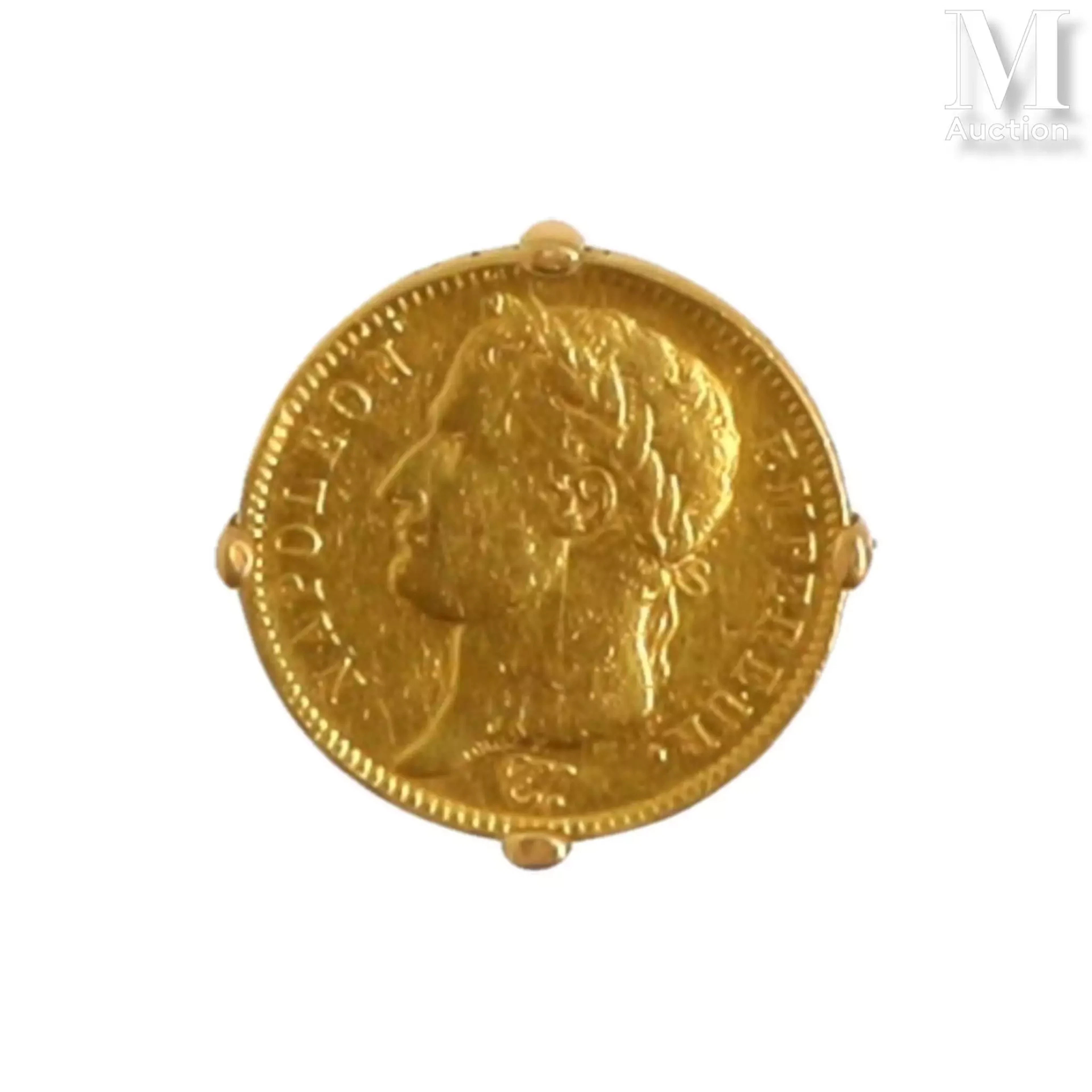 Broche pièce de 40 FF
