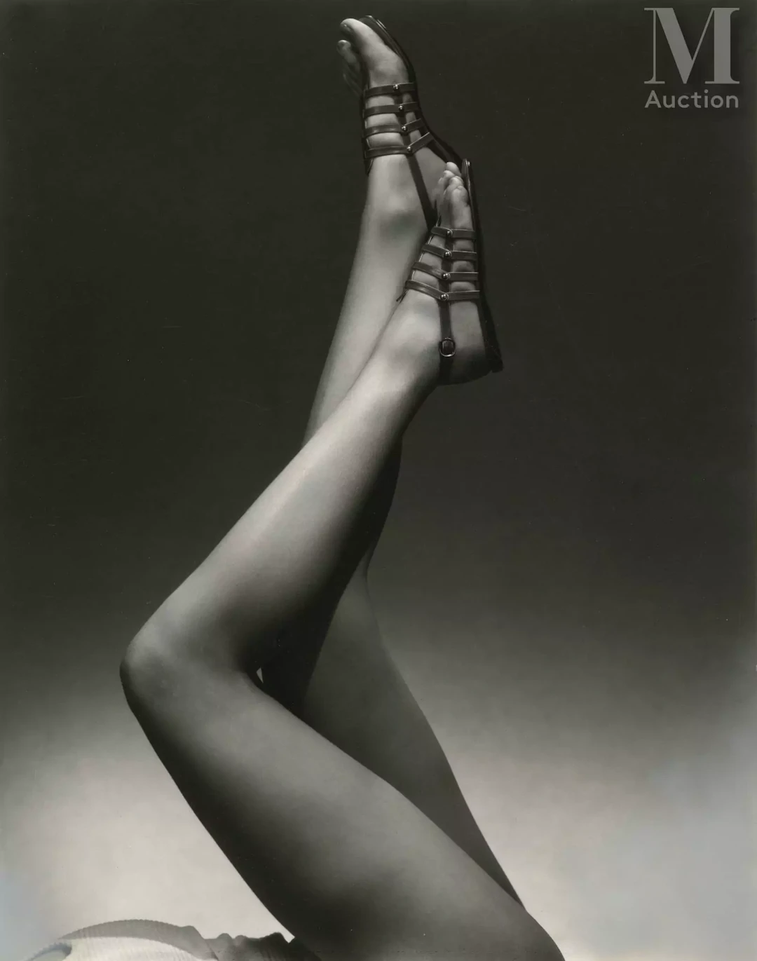 Edward STEICHEN (1879-1973) A Model's Legs Wearing Sandals, 1934