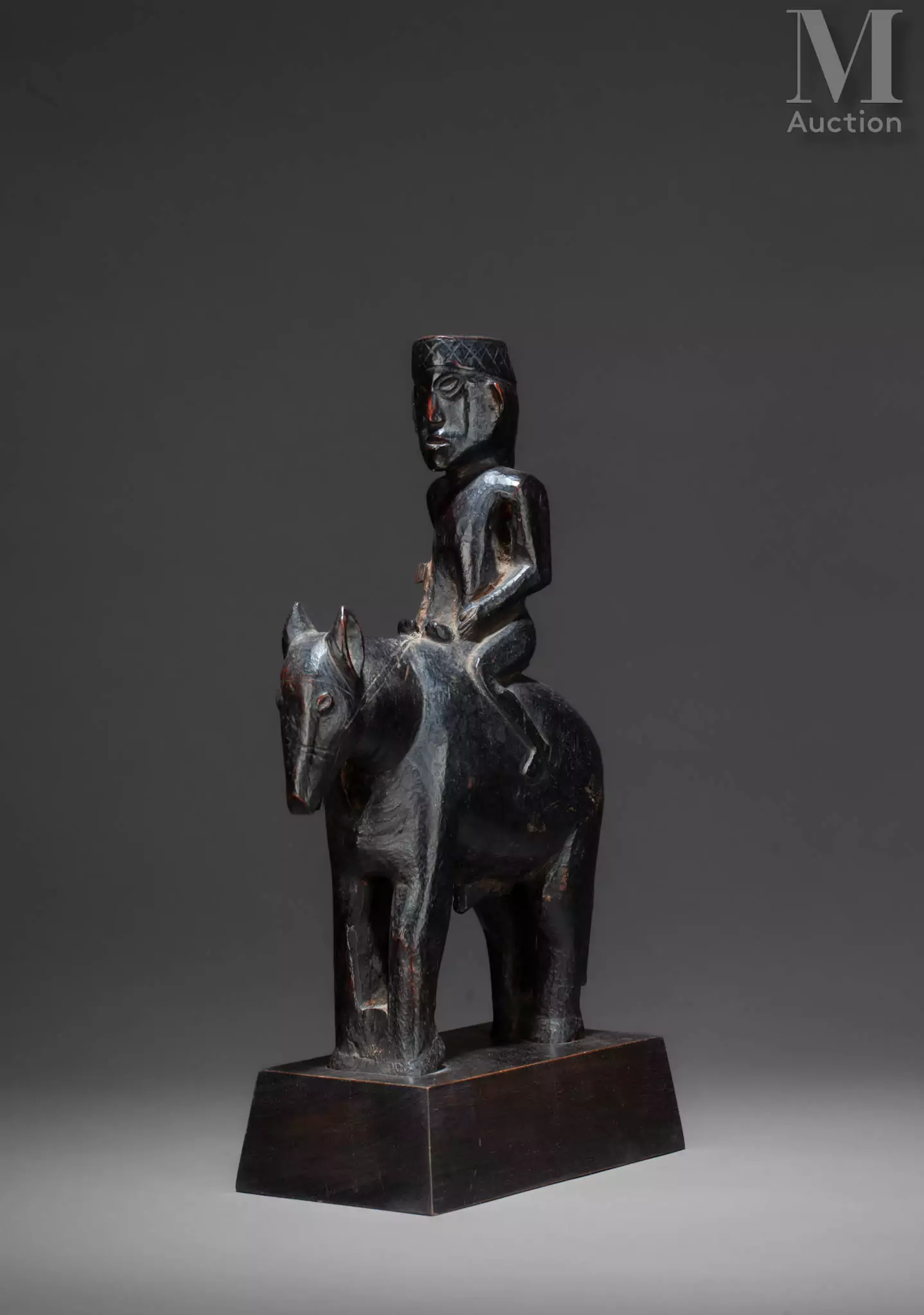 Statuette équestre