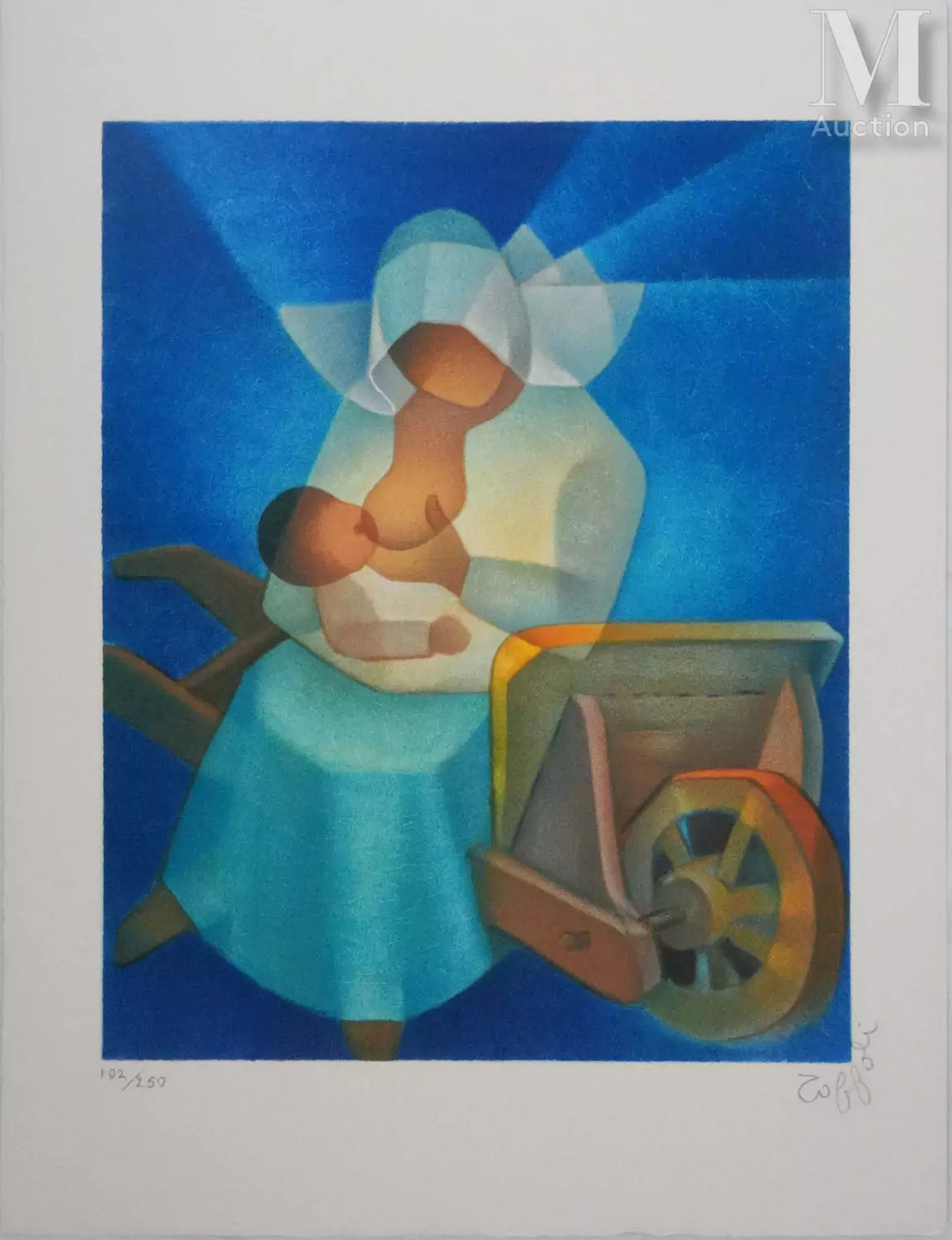 TOFFOLI Louis (1907-1999) Maternité