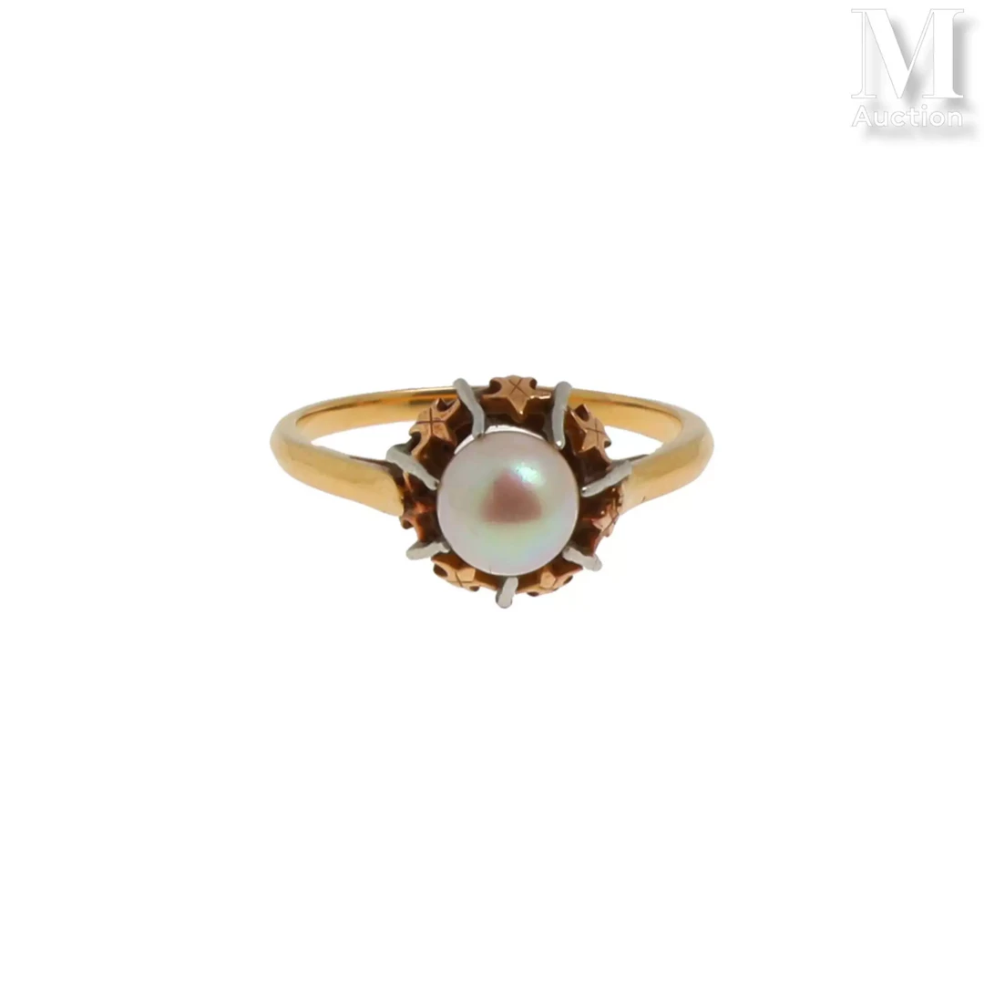 Bague perle