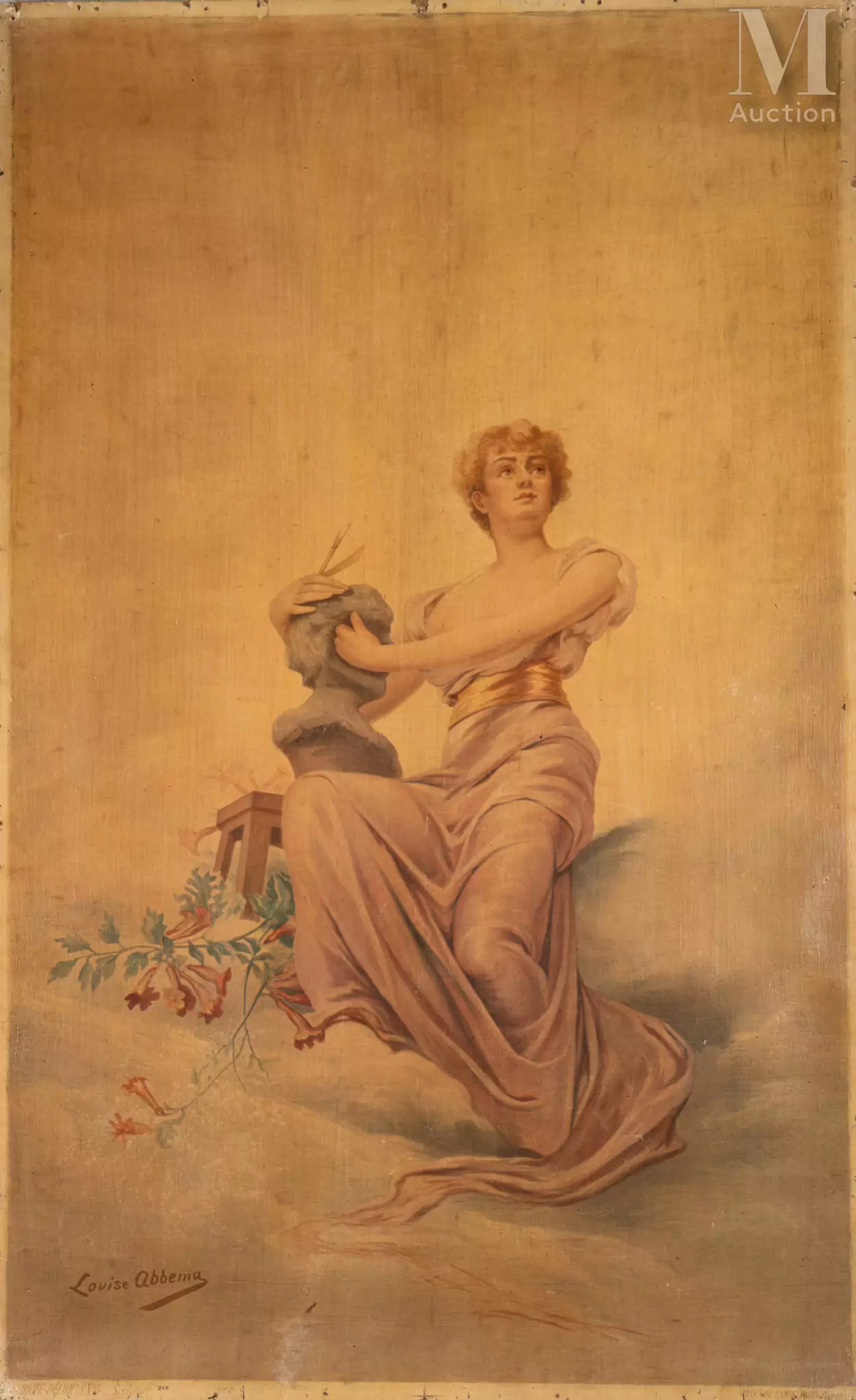 Louise ABBEMA (Etampes 1858 - Paris 1927) La sculpture
