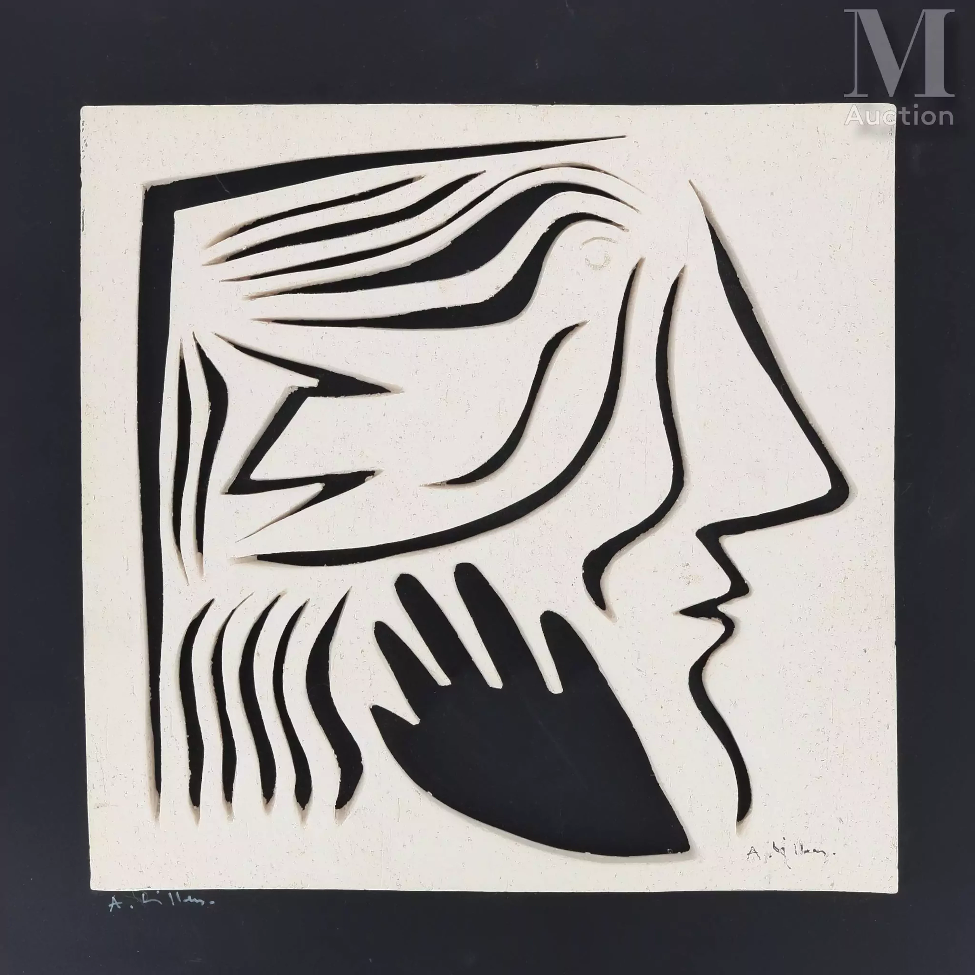 André VILLERS (1930-2016) "Découpage"