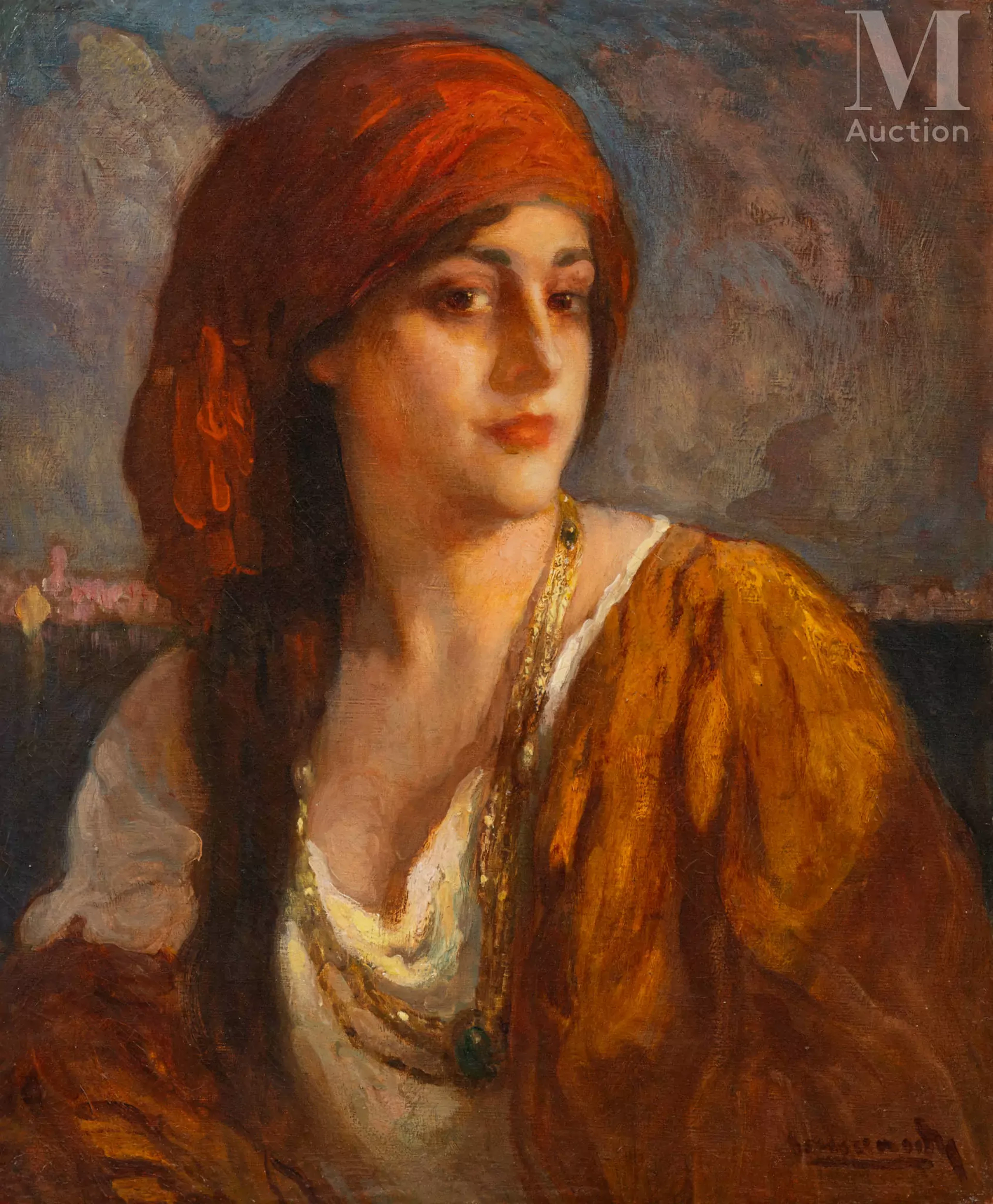 Michel SIMONIDY (Bucarest 1870 - Paris 1933) La Vénitienne